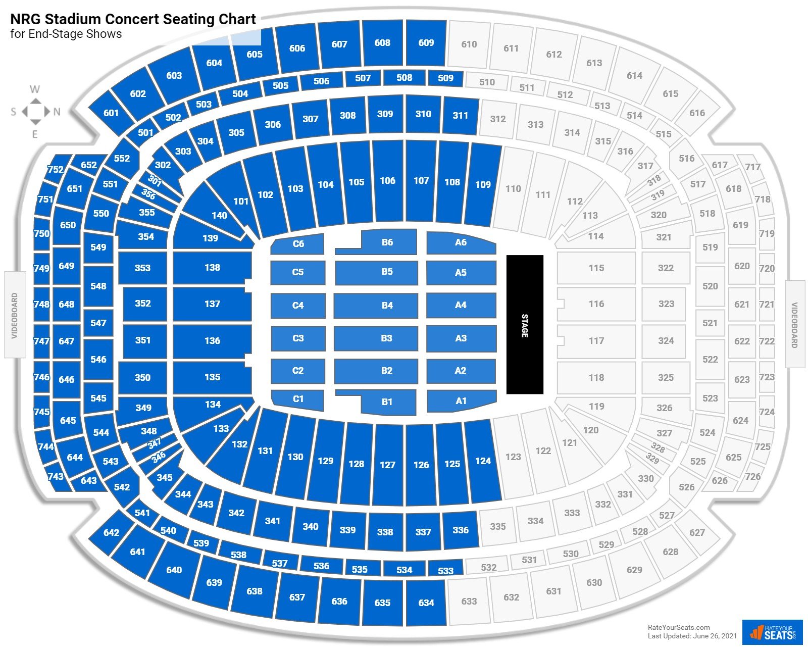 Houston Texans Interactive Seating Chart with Seat Views