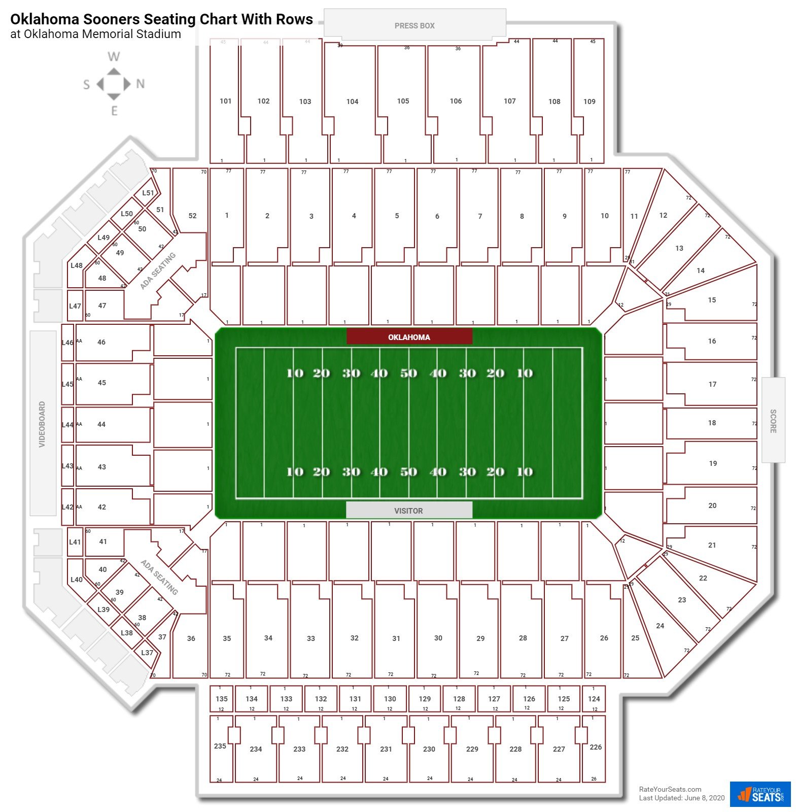 Ou Football Stadium Seating Chart