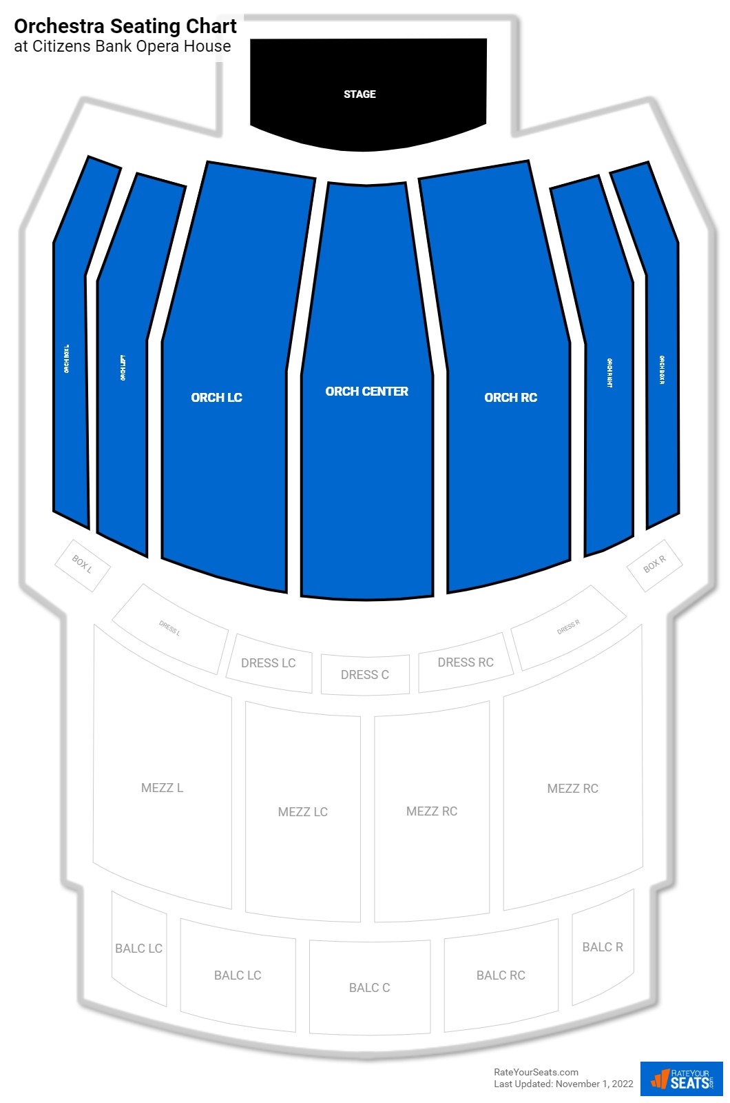 Citizens Bank Opera House Orchestra RateYourSeats
