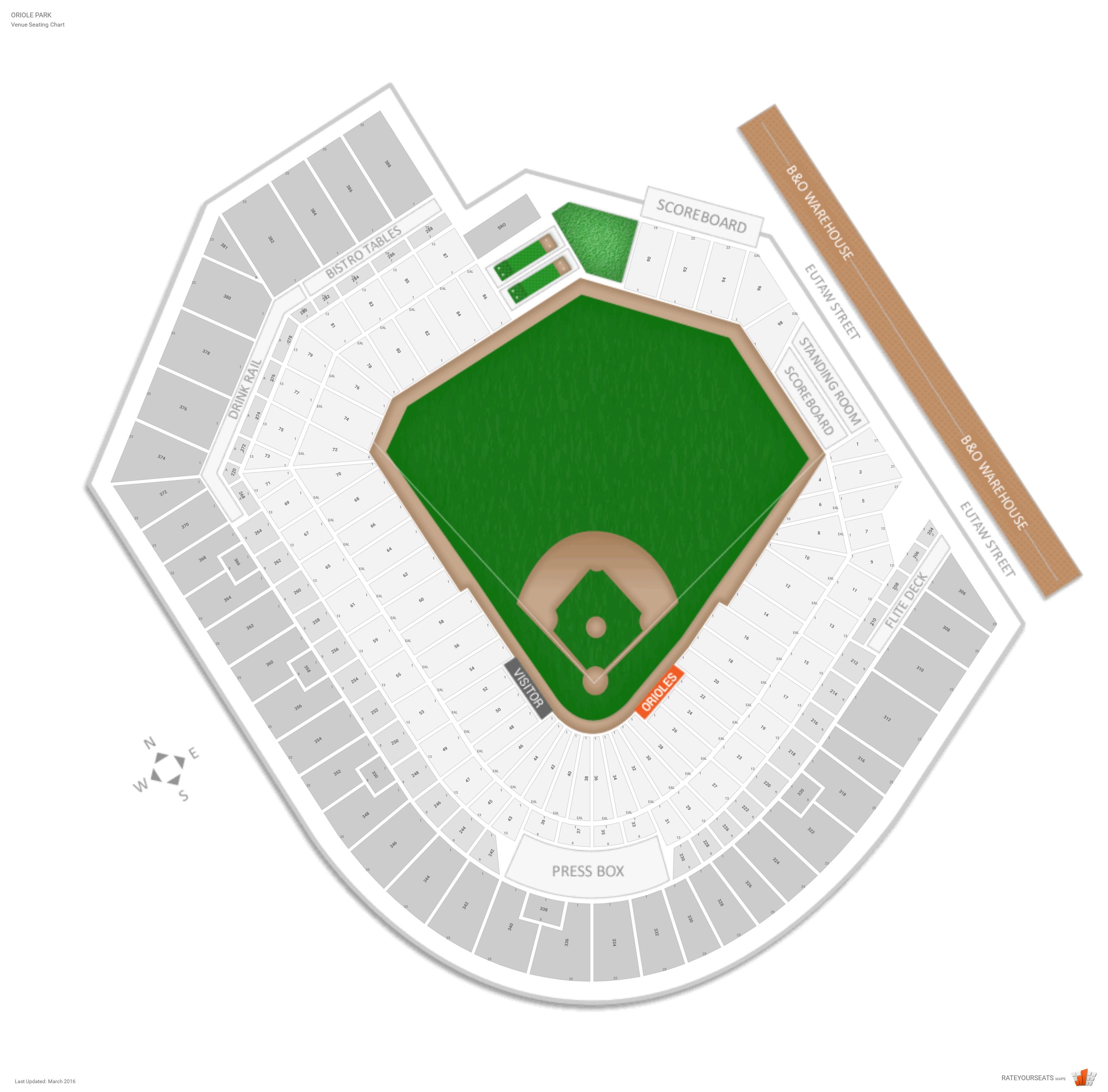 Orioles Seating Chart