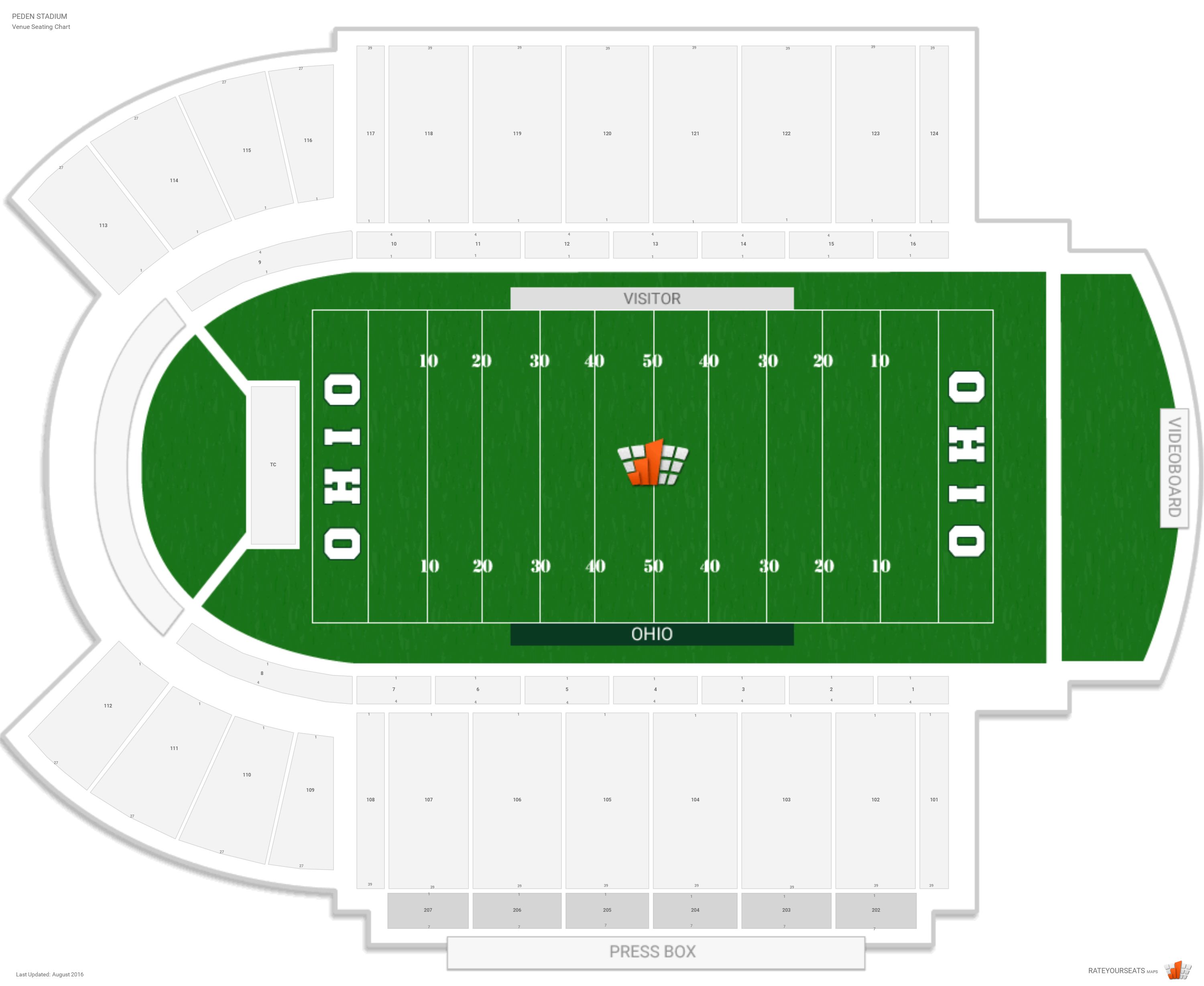 Ohio University Football Seating Chart