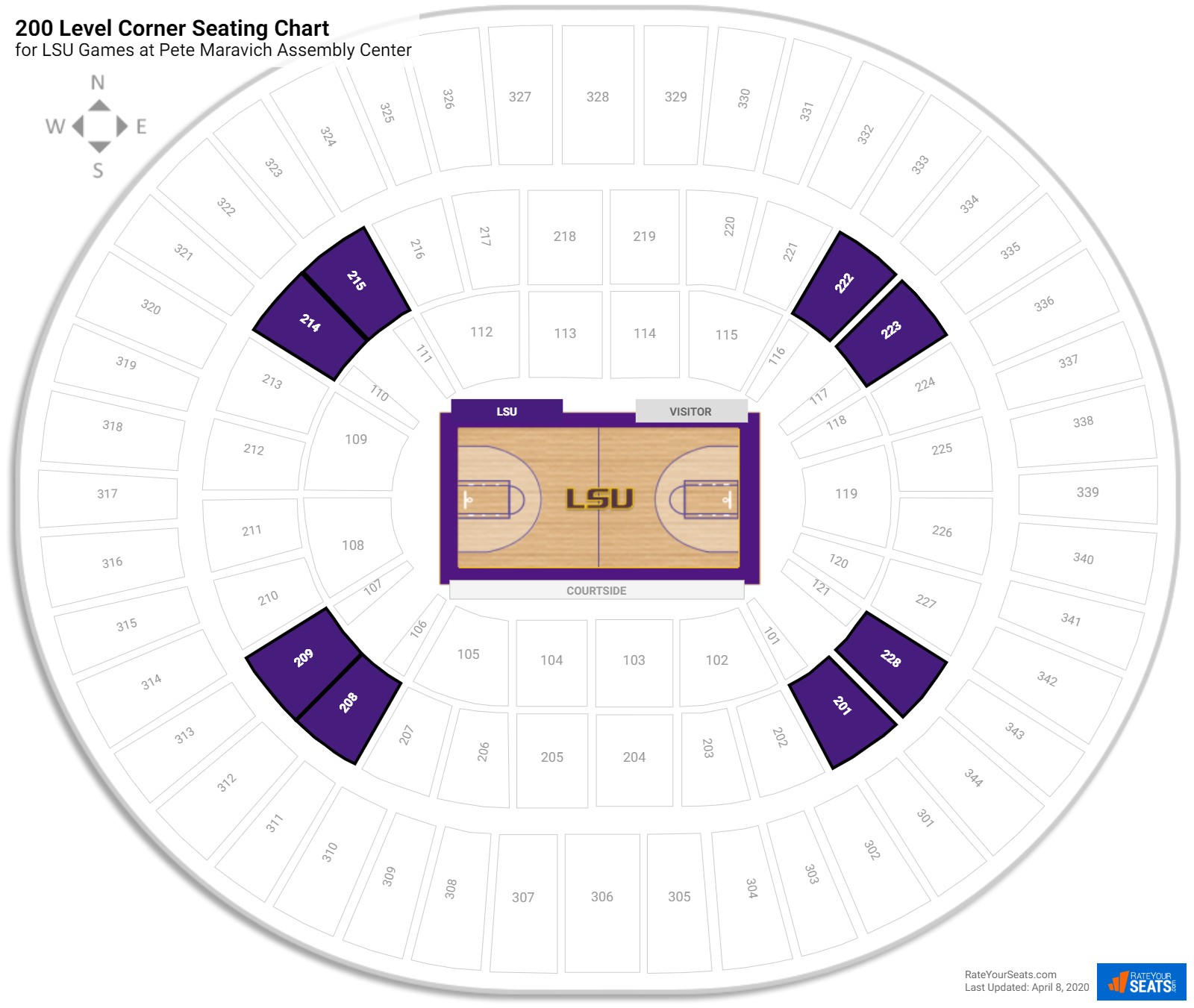 Lsu Basketball Seating Chart