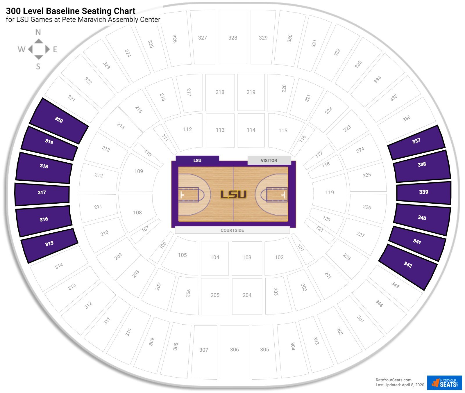 Lsu Basketball Seating Chart