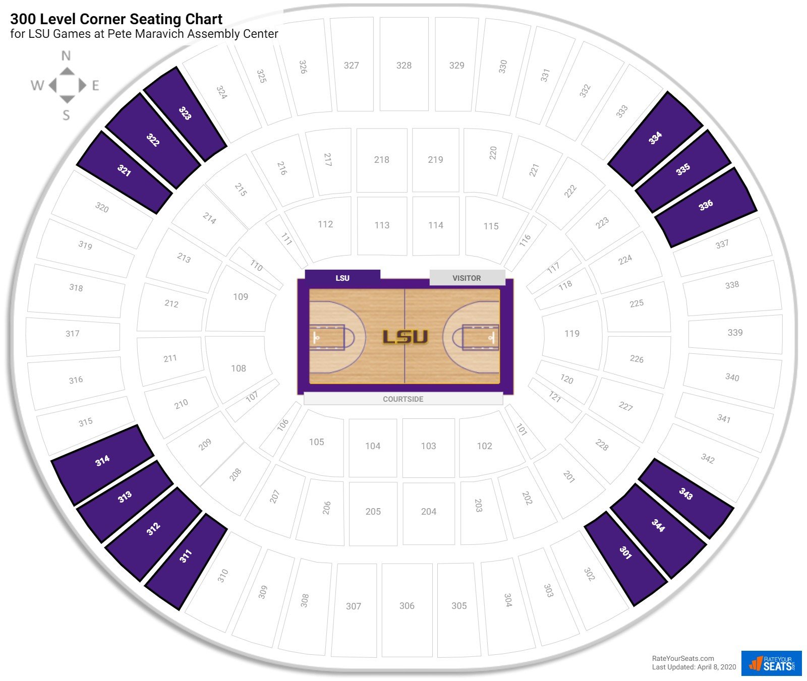 Lsu Assembly Center Seating Chart