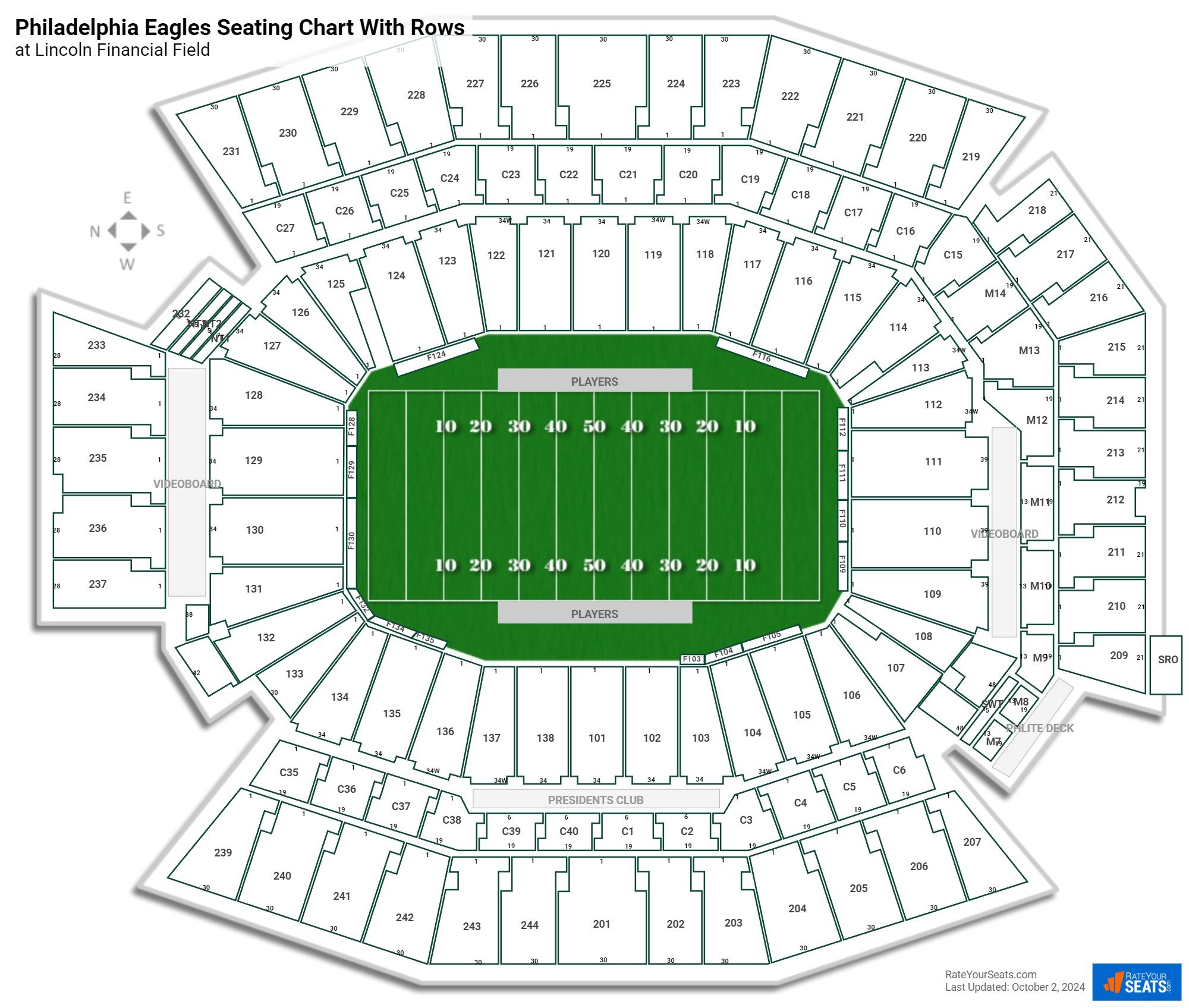 Merlin Field Seating Chart