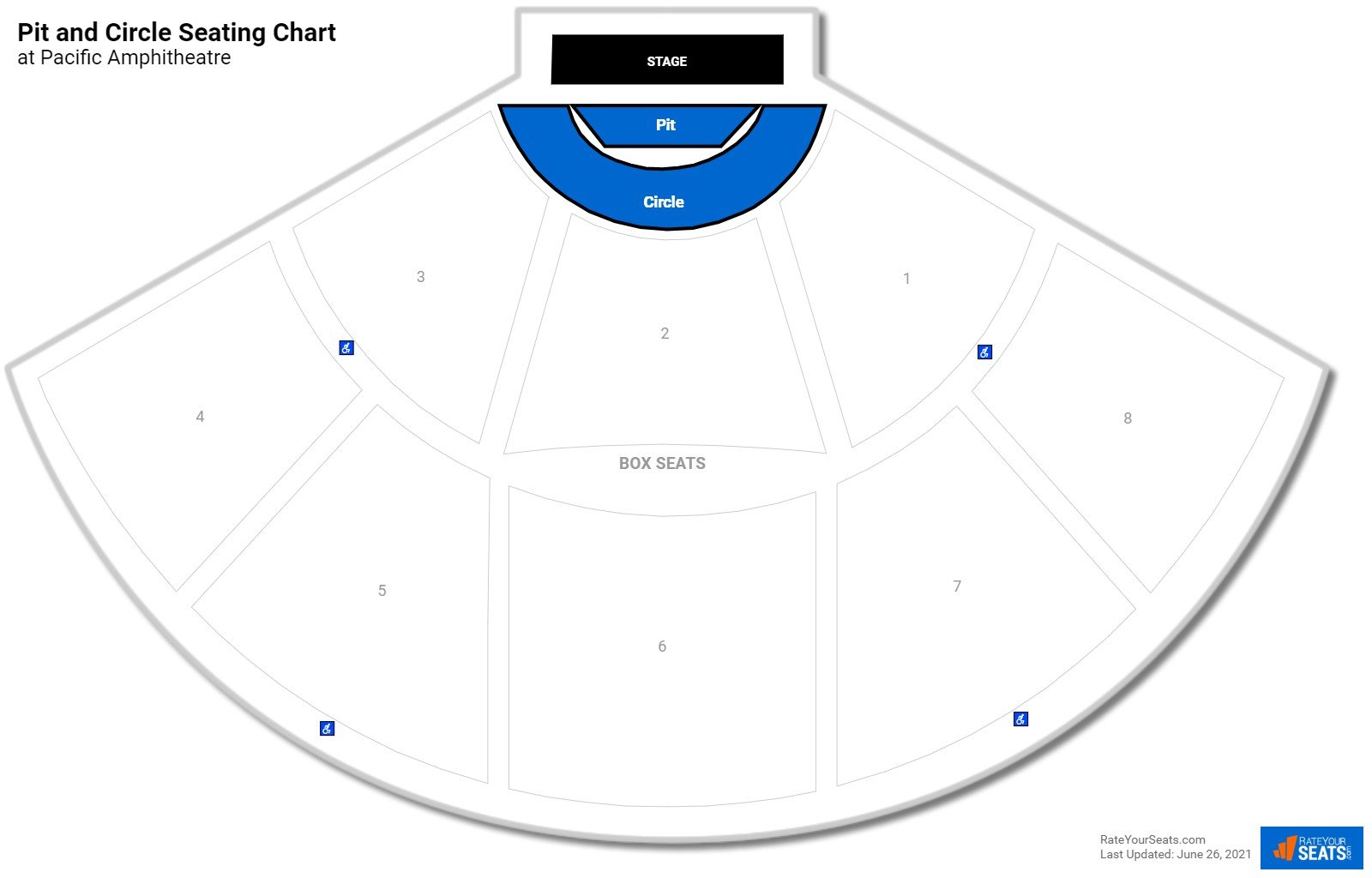 Pacific Amphitheatre Pit And Circle