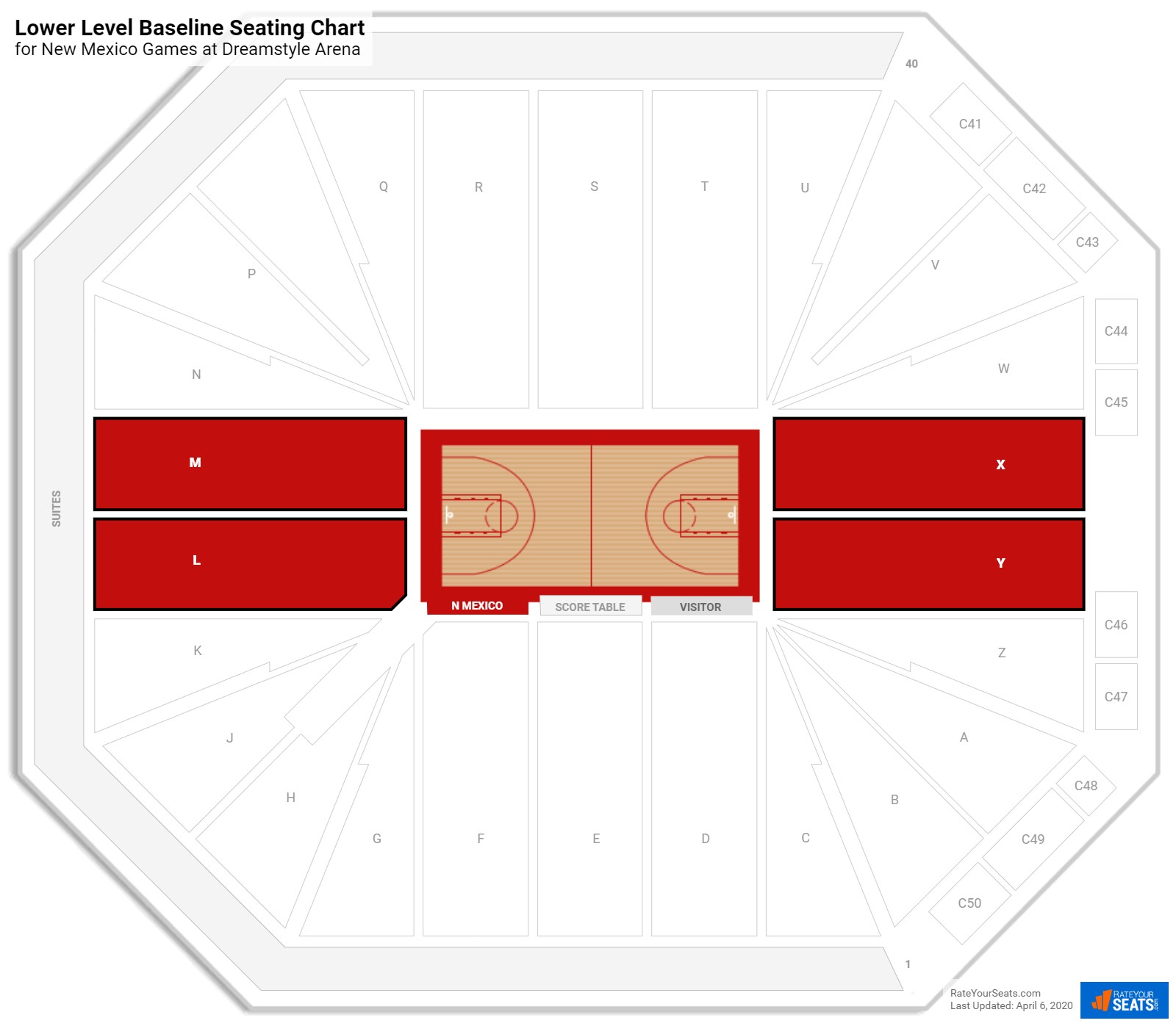 Unm Arena Seating Chart