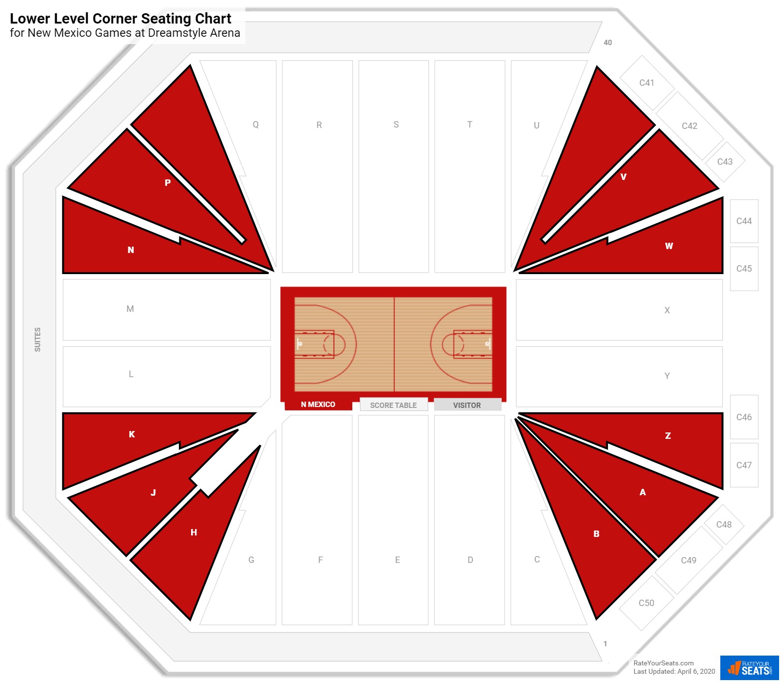 The Pit Seating Chart Rows