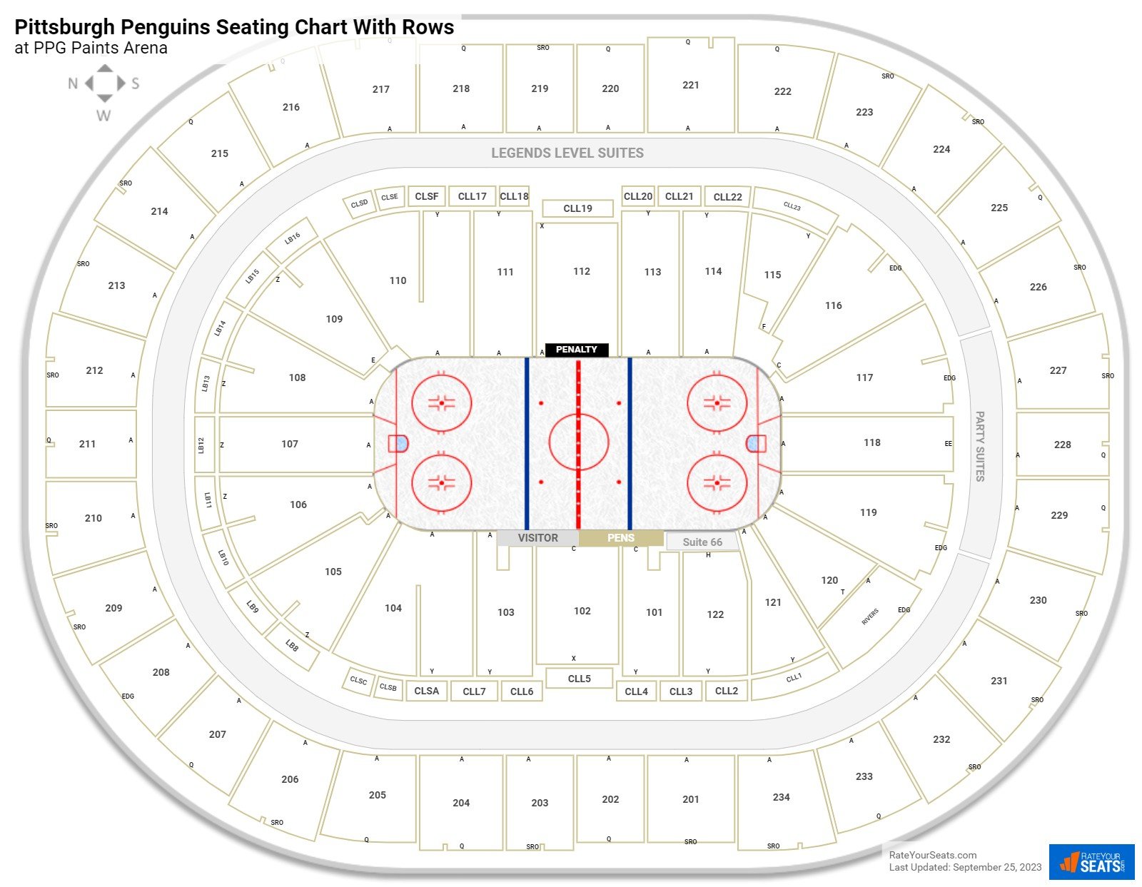 Brilliant ppg paints arena concert seating chart