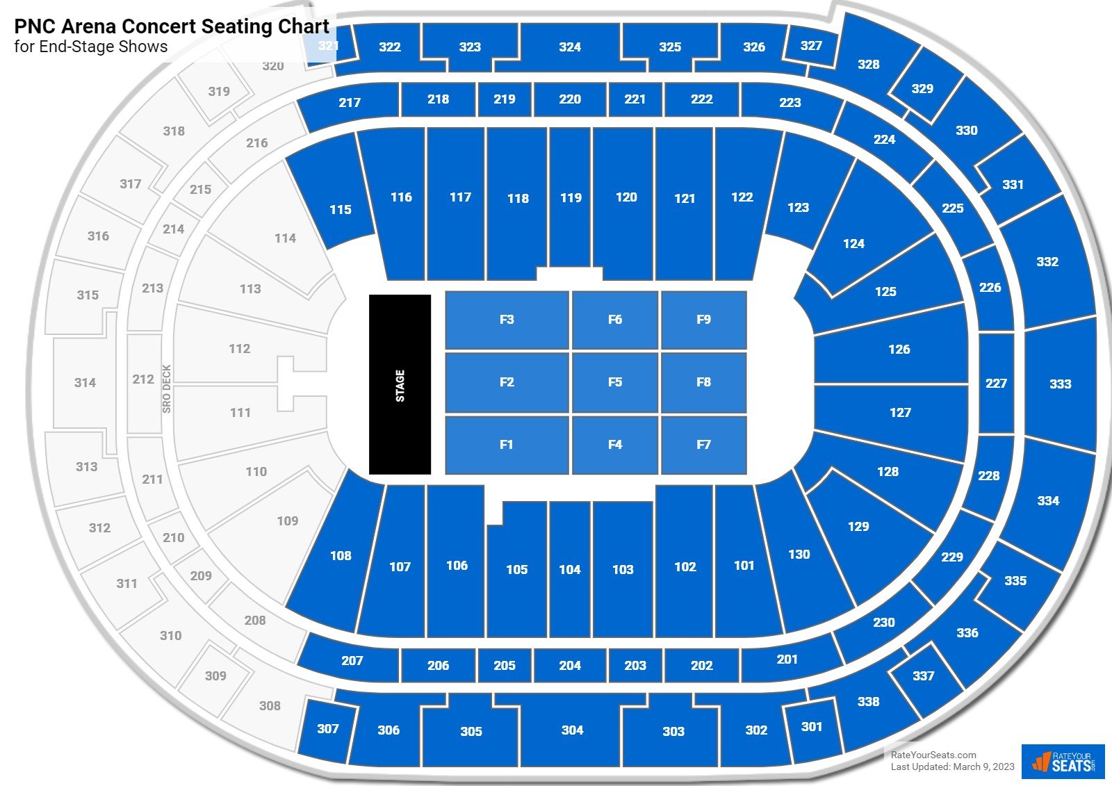 Pnc Arena Seating Charts