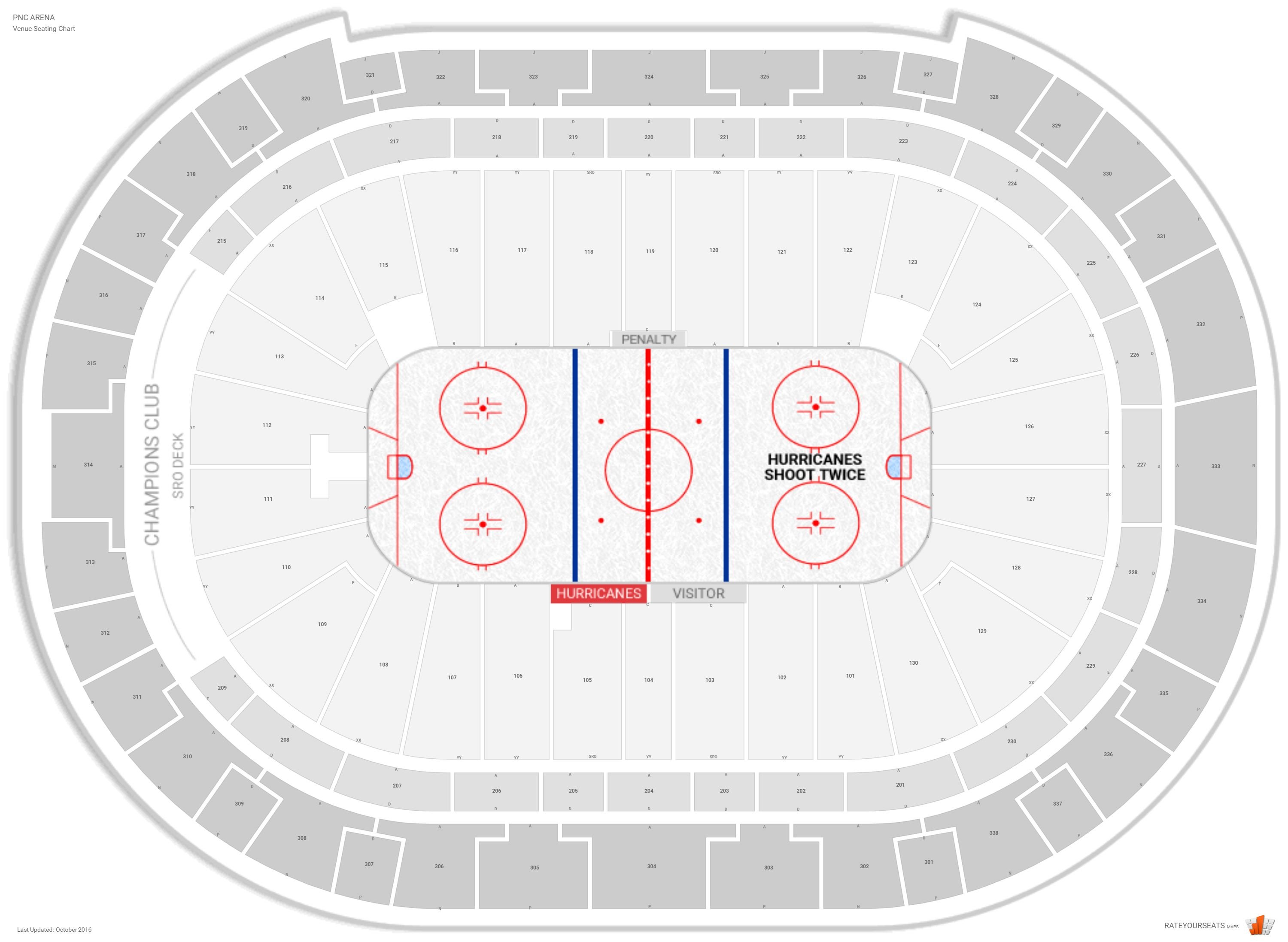 Pnc Arena Seating Chart With Rows And Seat Numbers