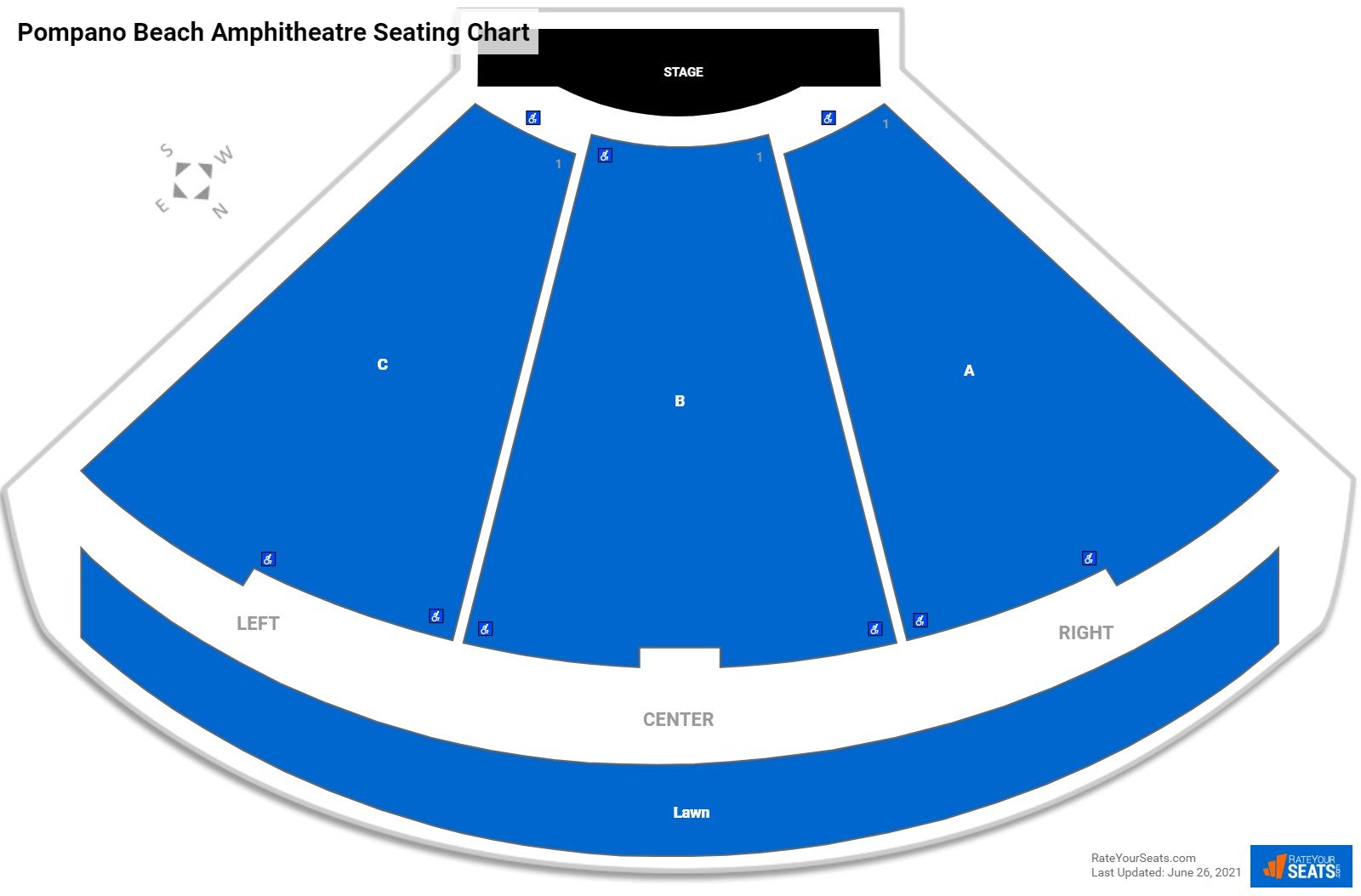 Pompano Beach Amphitheatre Concert Seating Chart