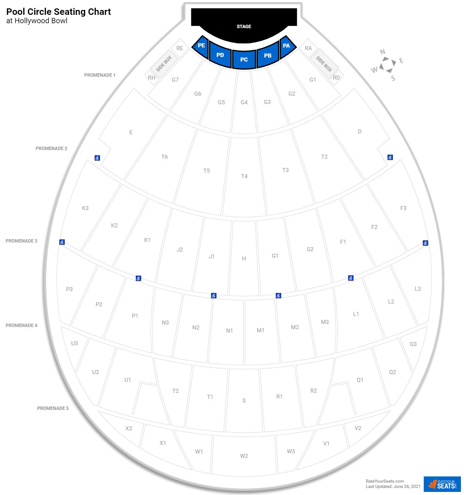 Hollywood Bowl Pool Circle Rateyourseats Com