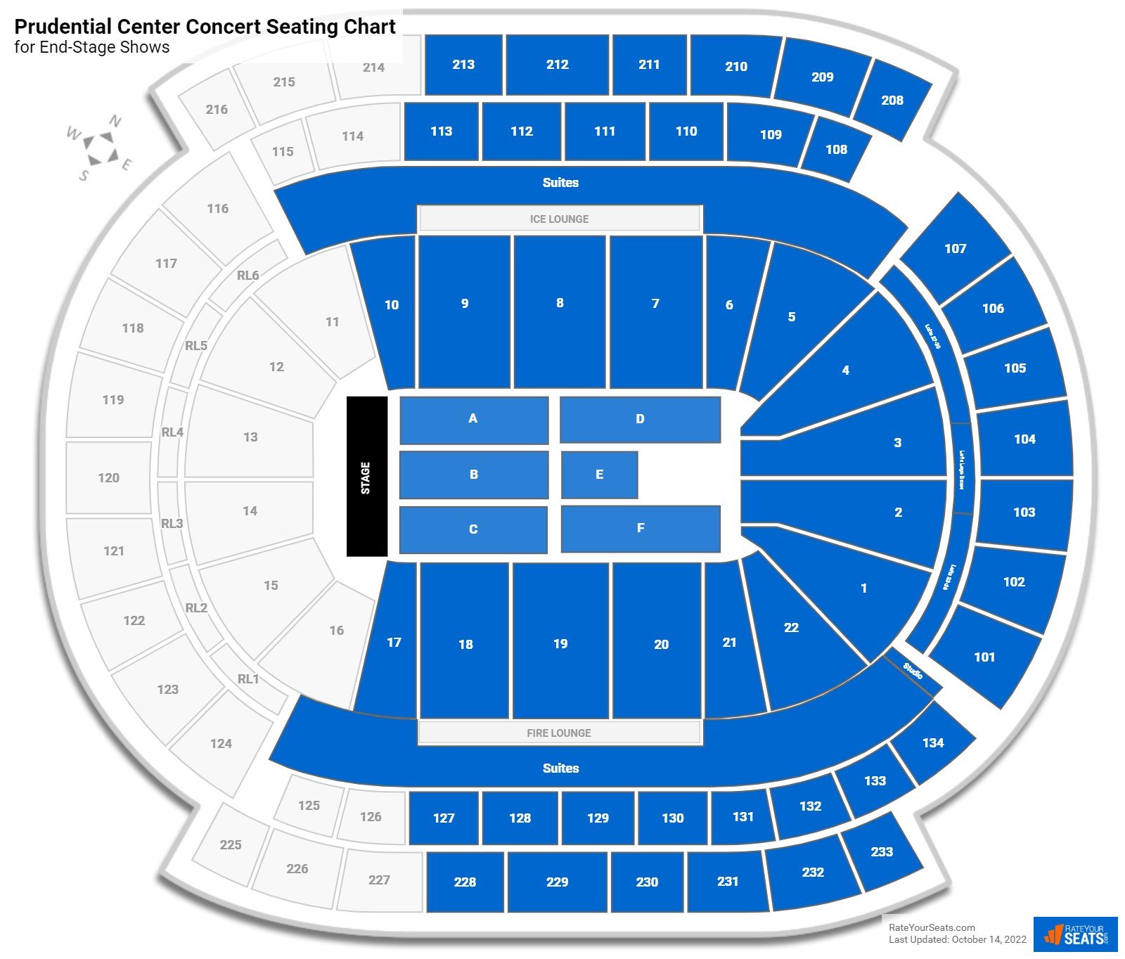 Prudential Center Concert Seating Chart