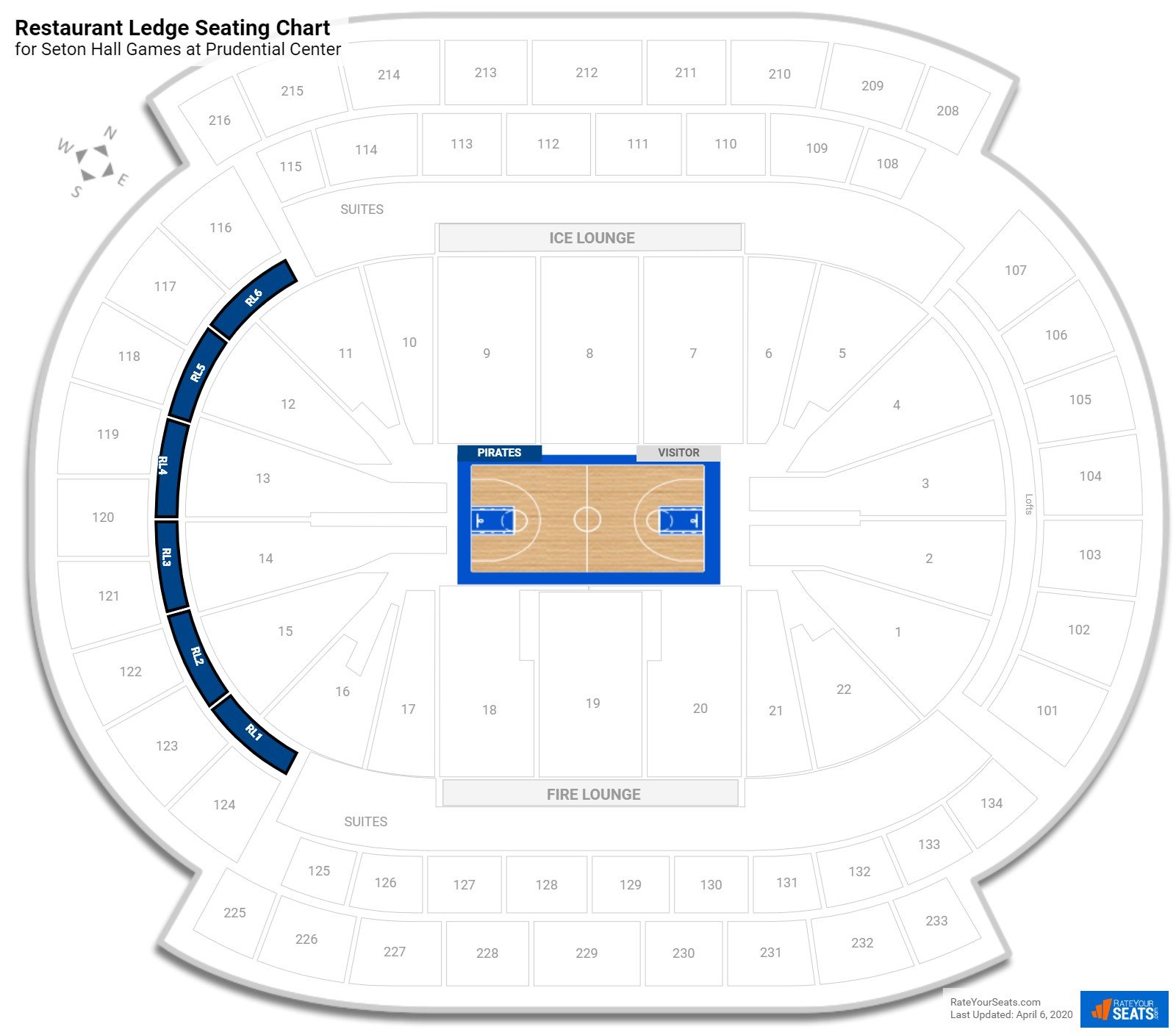 Prudential Center Newark Nj Seating Chart