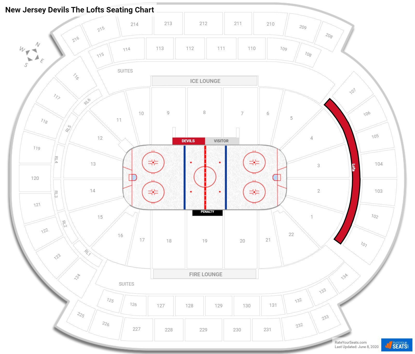 Prudential Center Loft Seating Chart