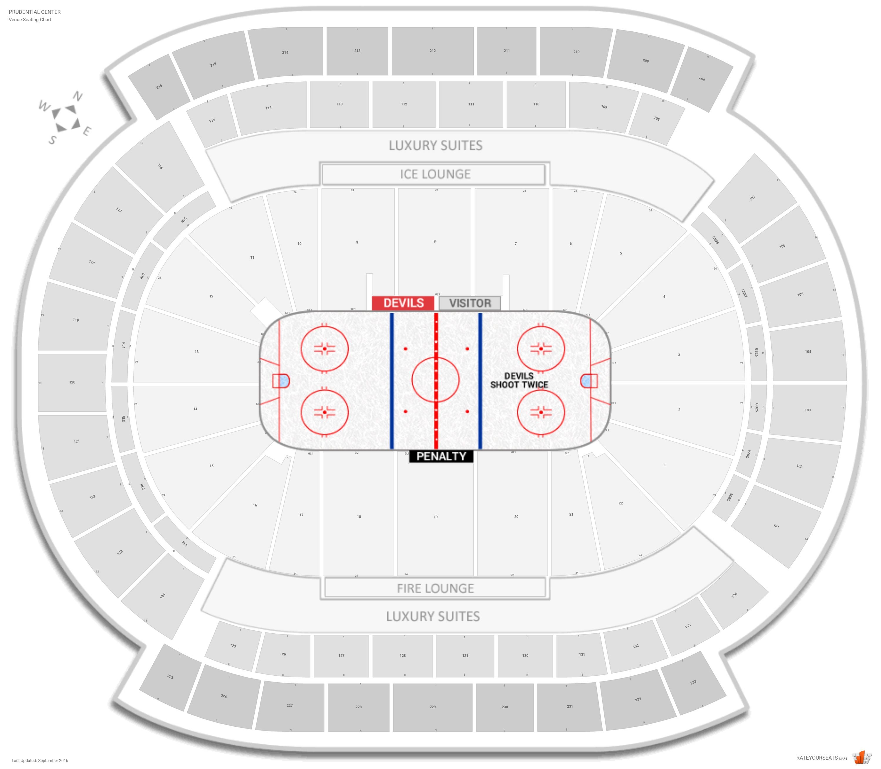 Prudential Center Seating Chart View