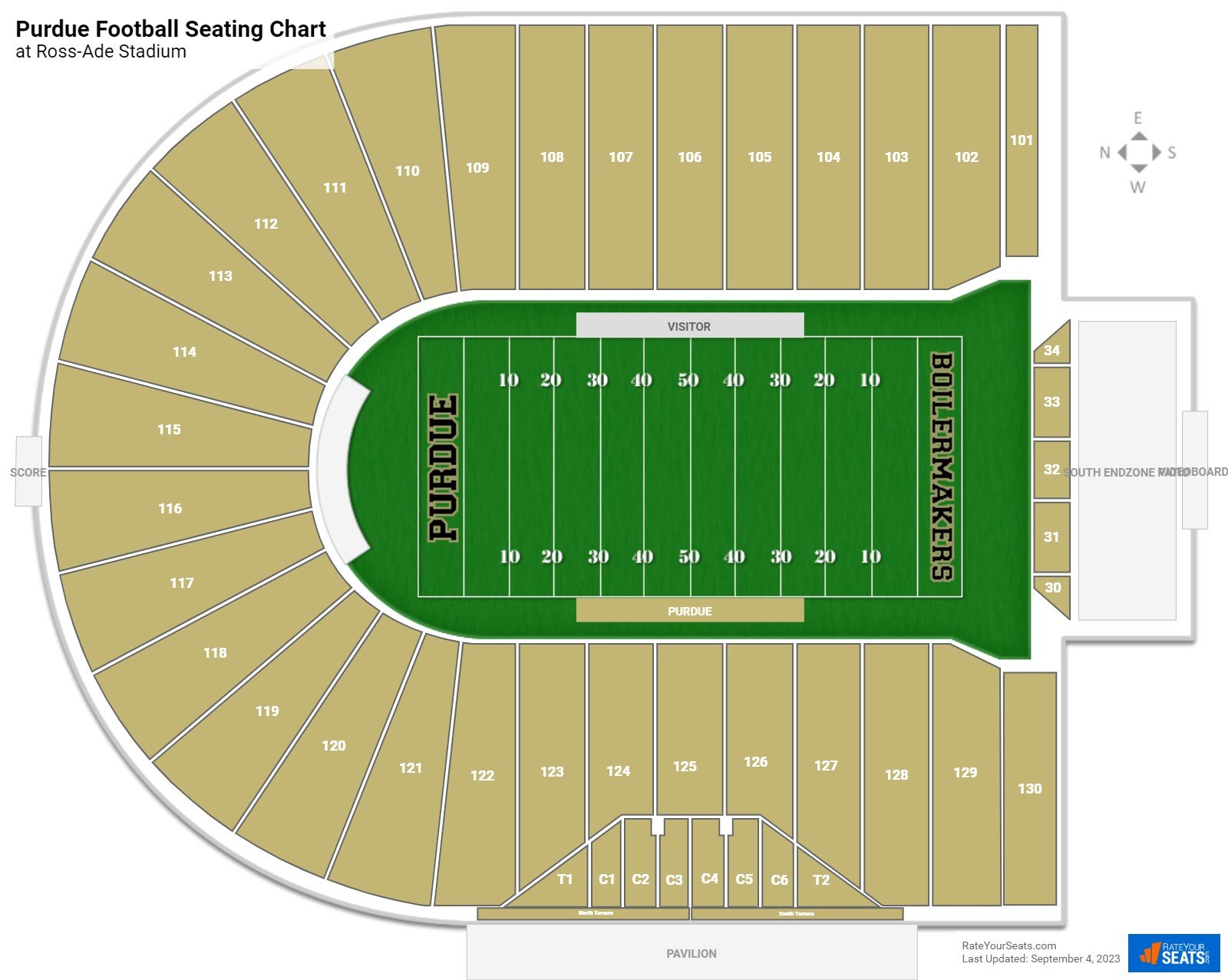 Purdue Stadium Seating Chart
