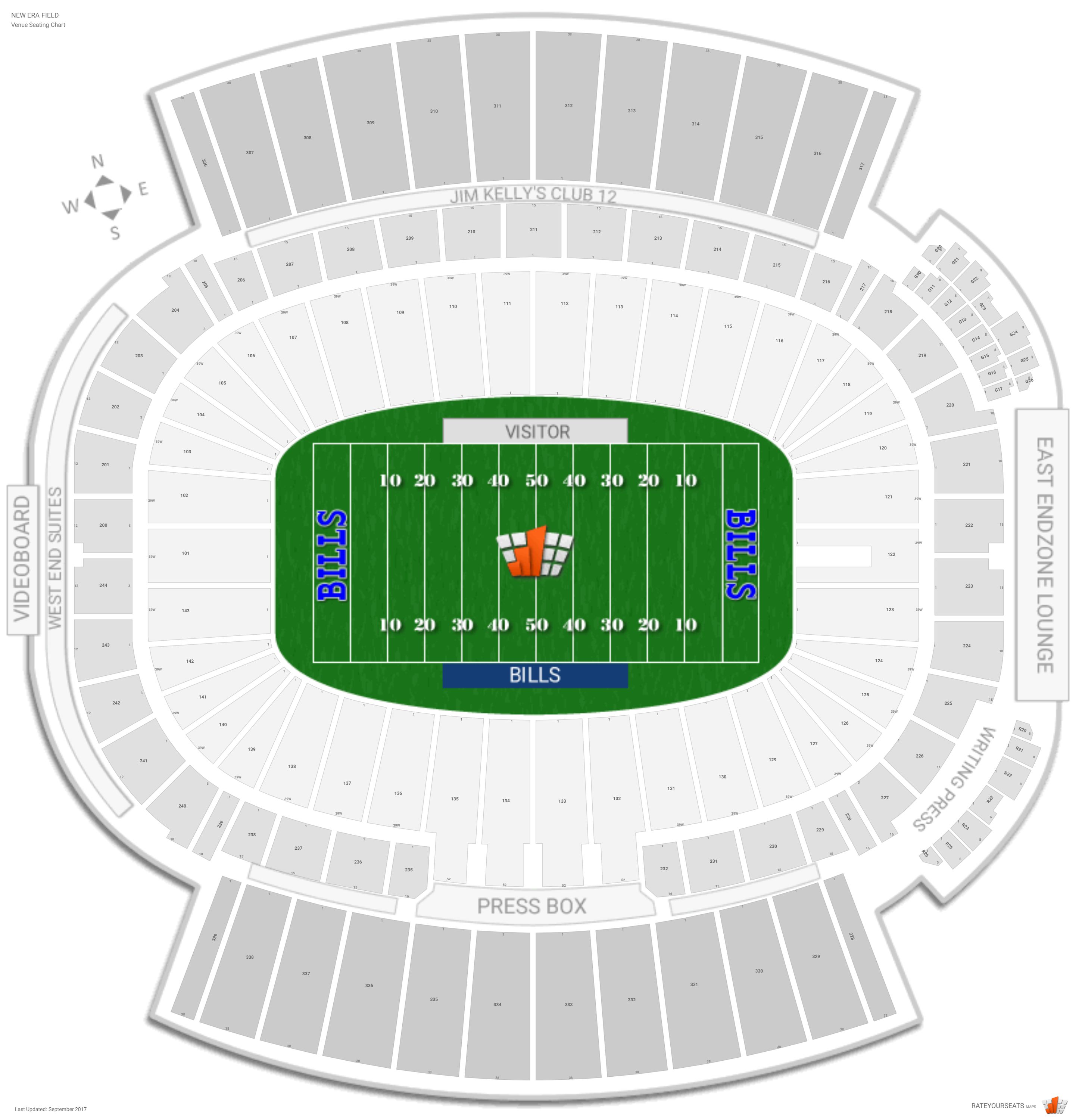 Buffalo Bills Seating Chart