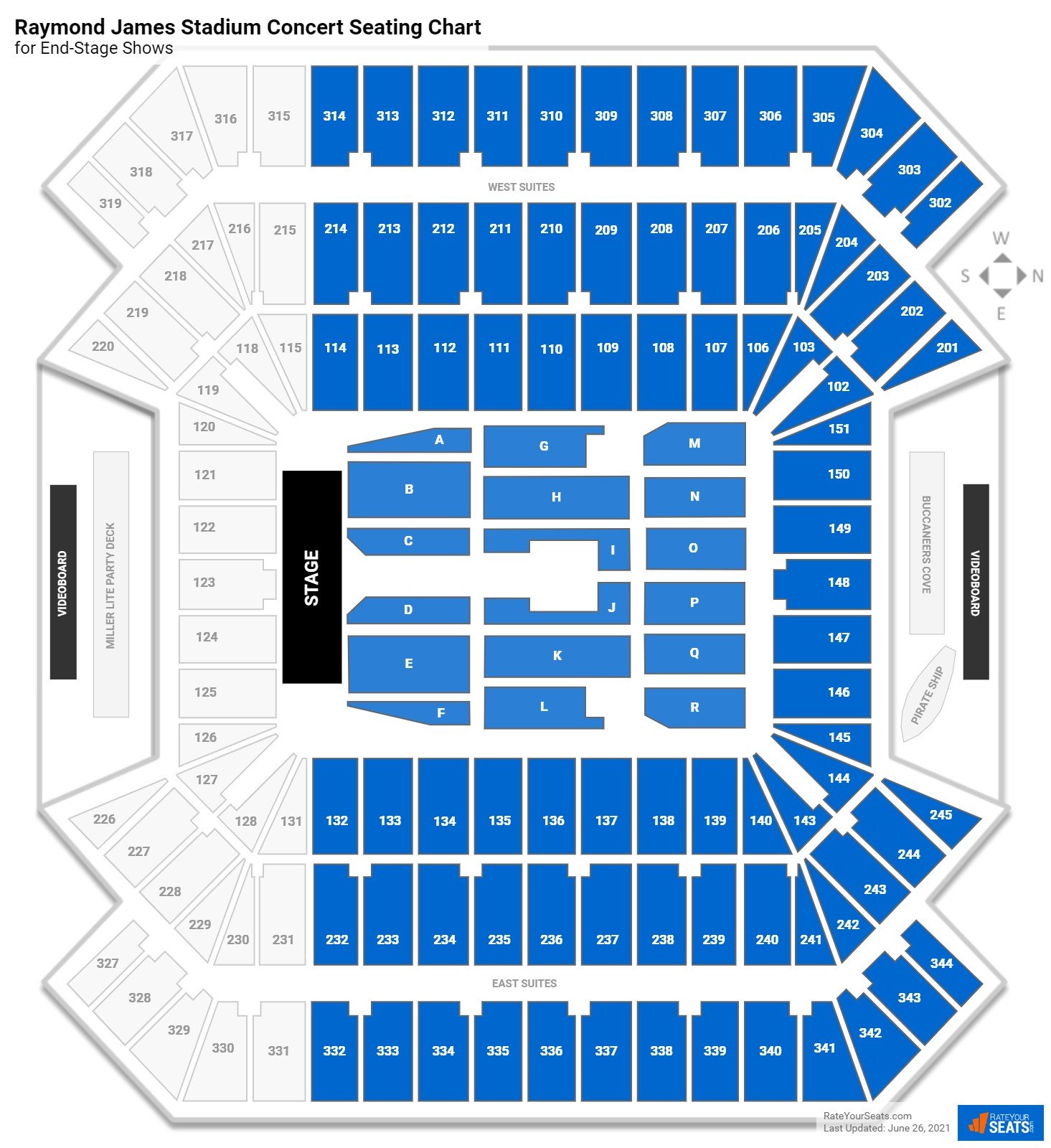 Raymond James Seating Chart Taylor Swift