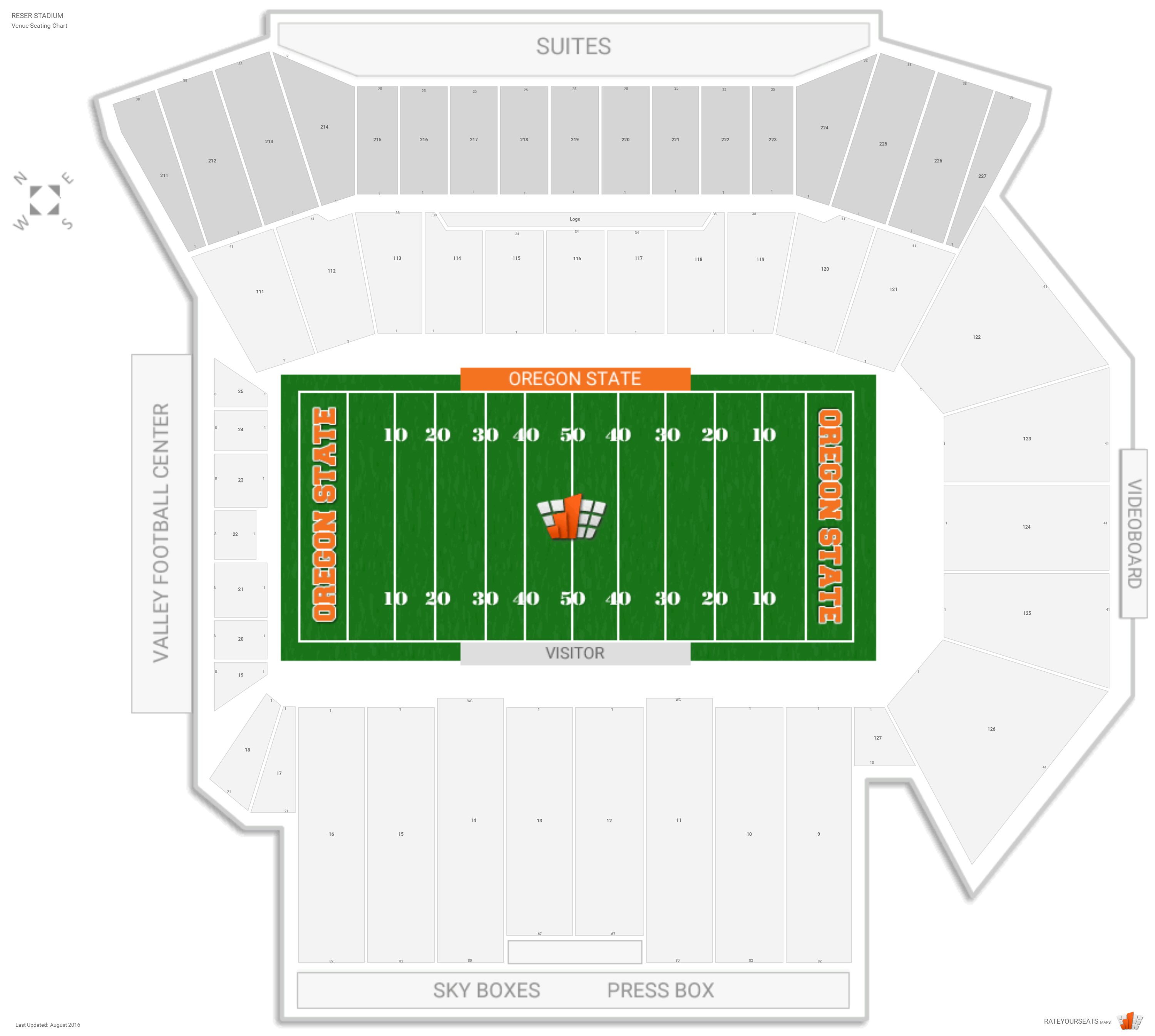 Osu Beavers Stadium Seating Chart