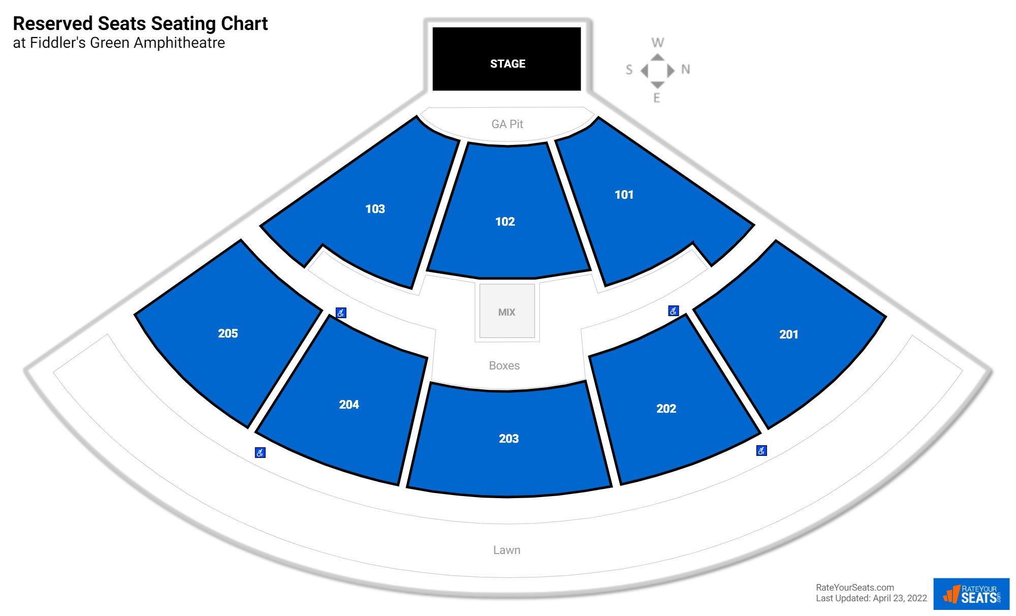 Fiddler S Green Amphitheatre Reserved Seats Rateyourseats Com