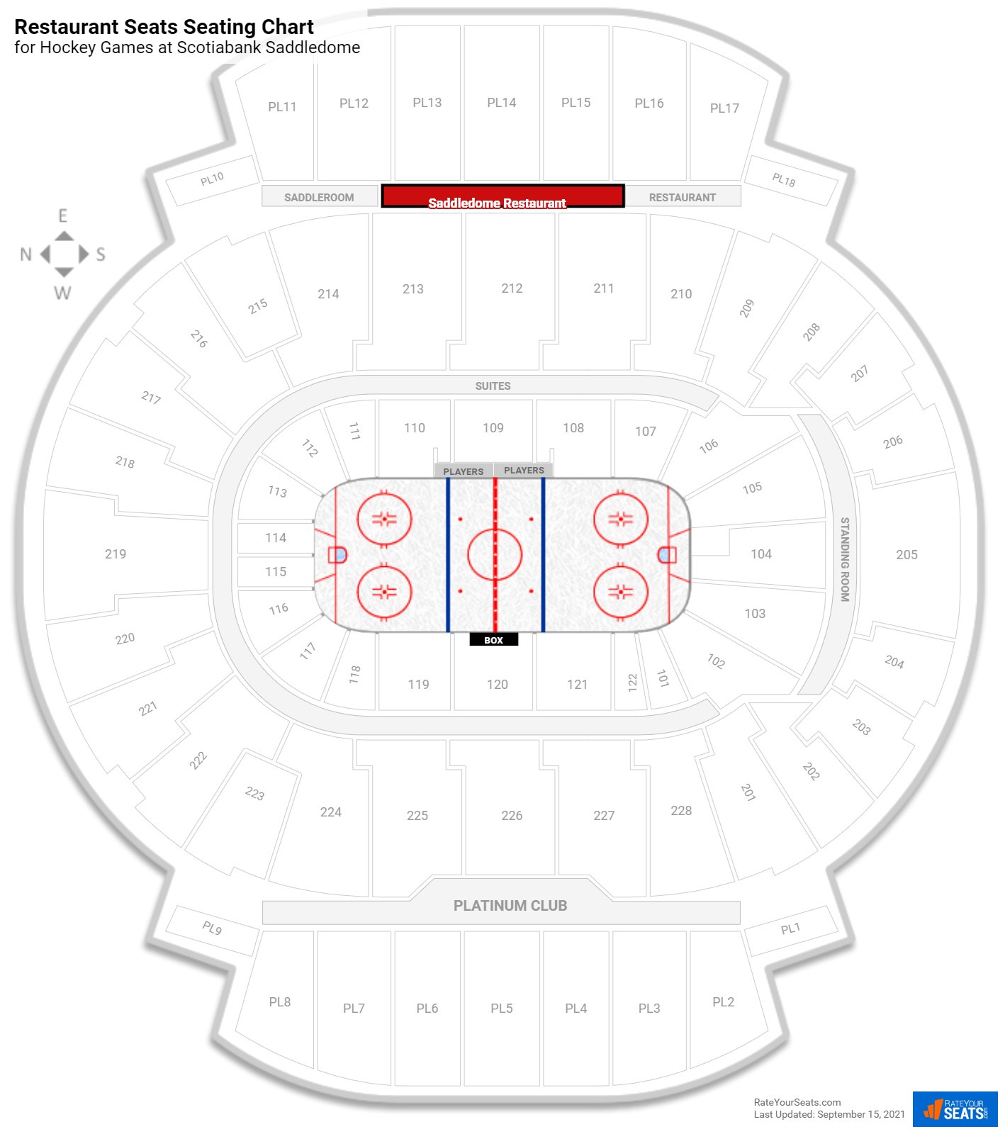 Calgary Flames' Press Level Seating At The Saddledome — The Blog