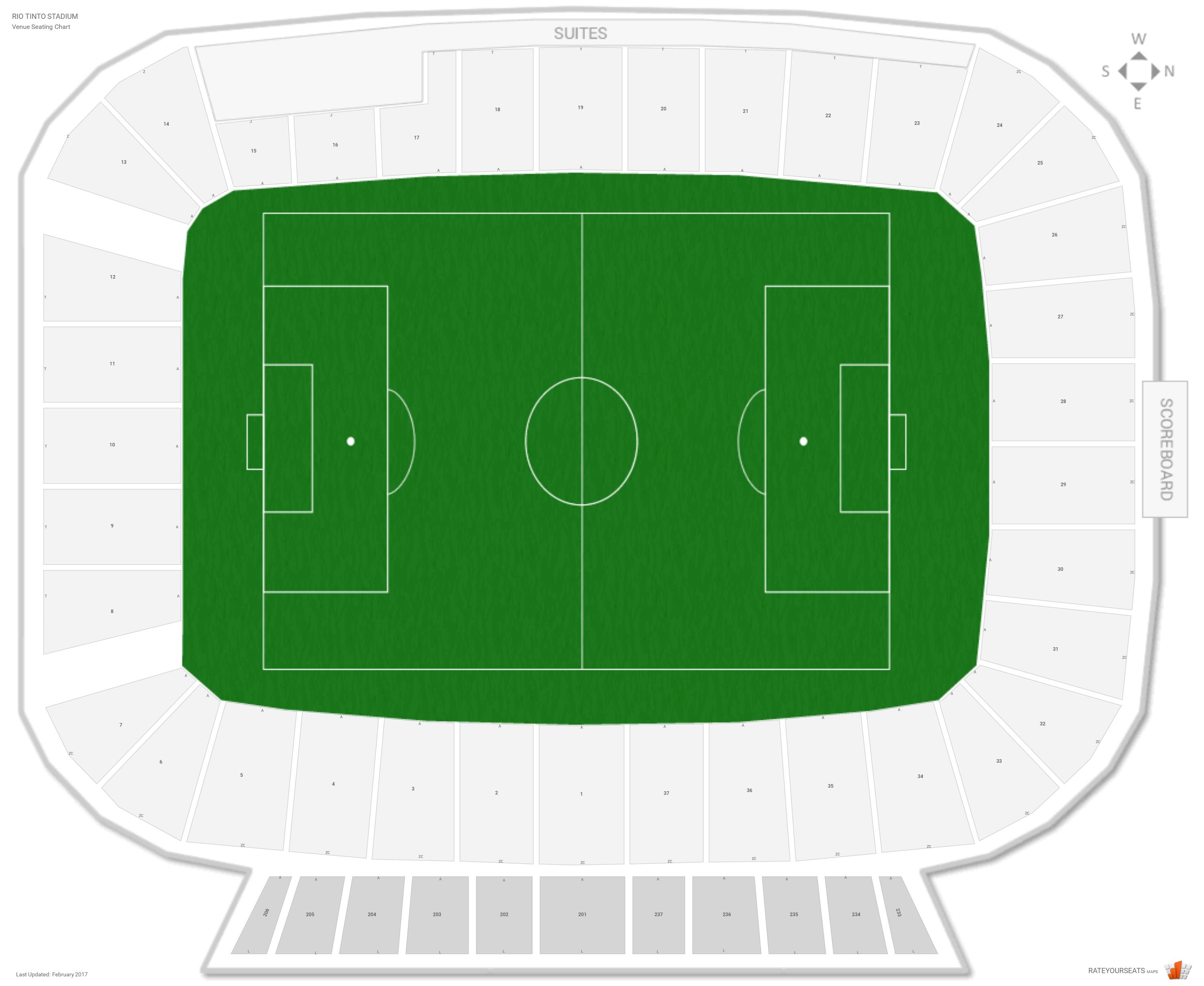 Rio Tinto Seating Chart