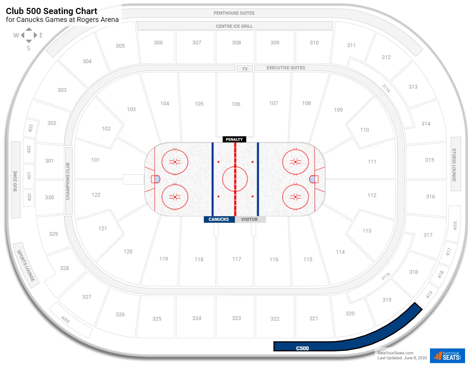 Rogers Arena Seating Chart Stars On Ice