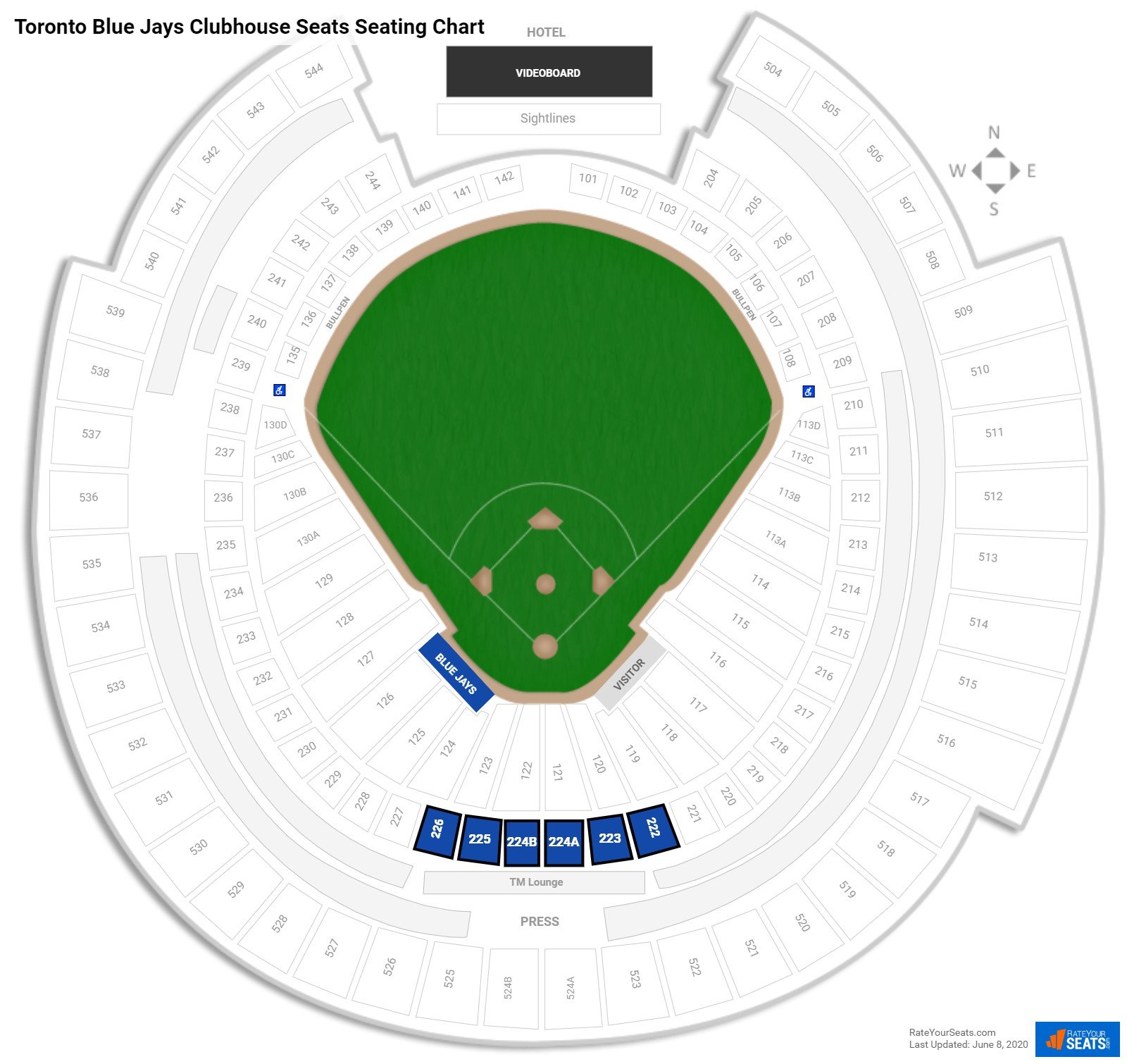 Rogers Cup Seating Chart