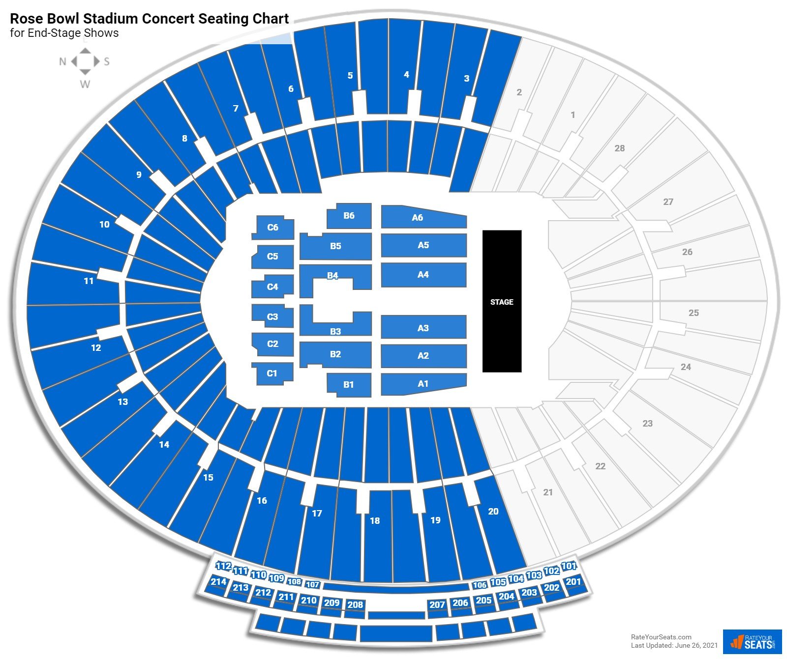 Ucla Football Stadium Seating Chart