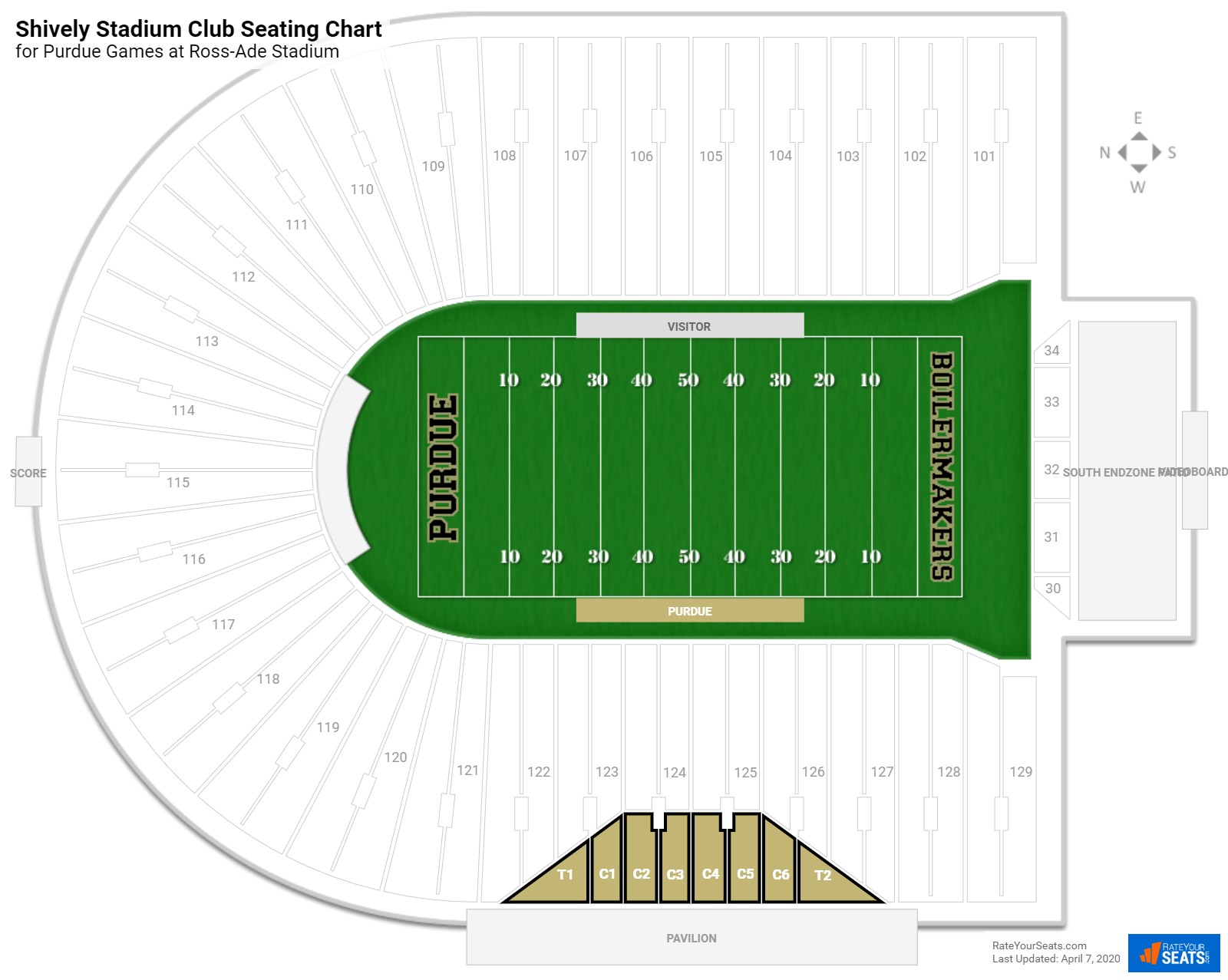 Ross Ade Seating Chart