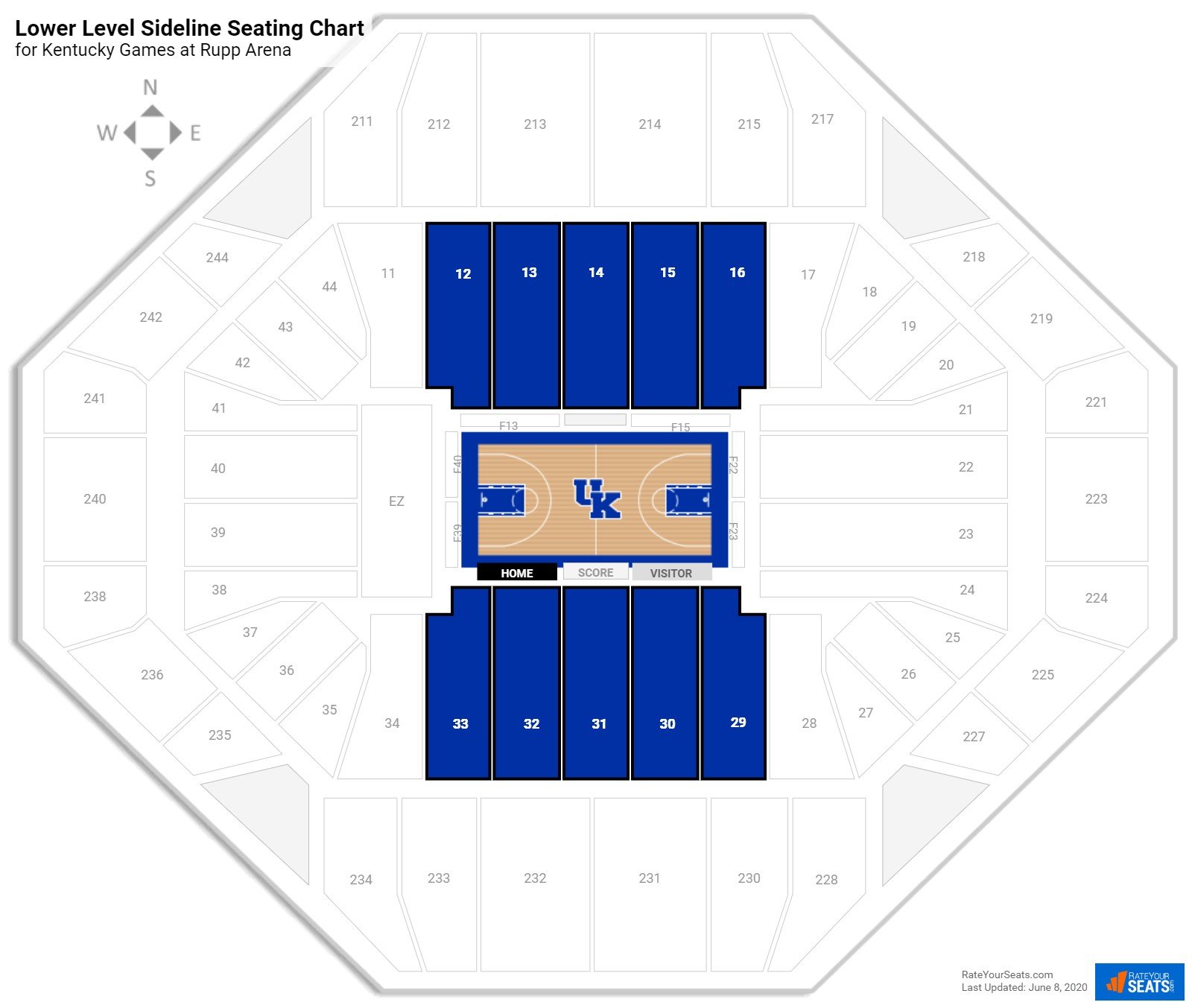 Rupp Arena Virtual Seating Chart