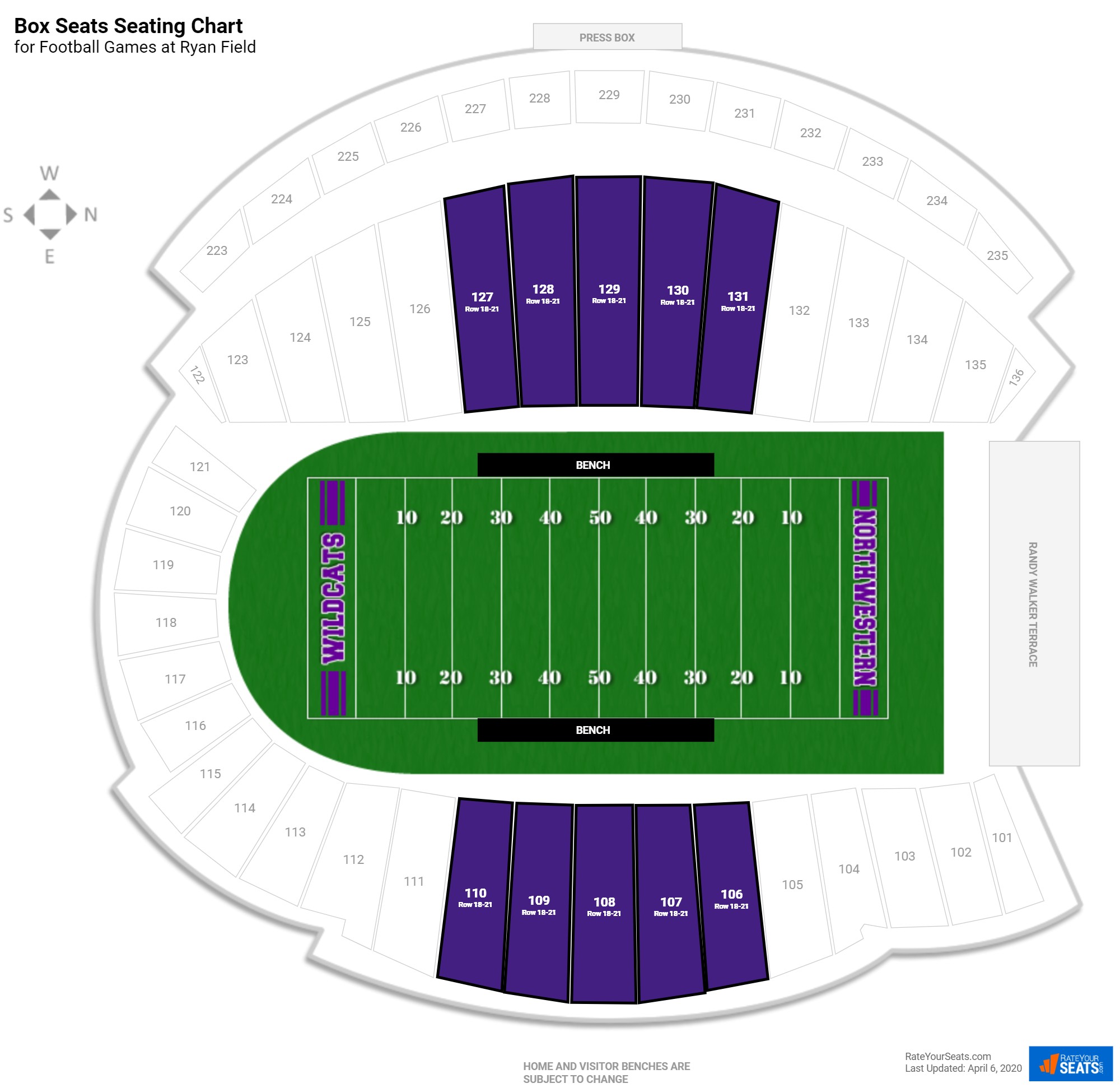 Ryan Stadium Seating Chart