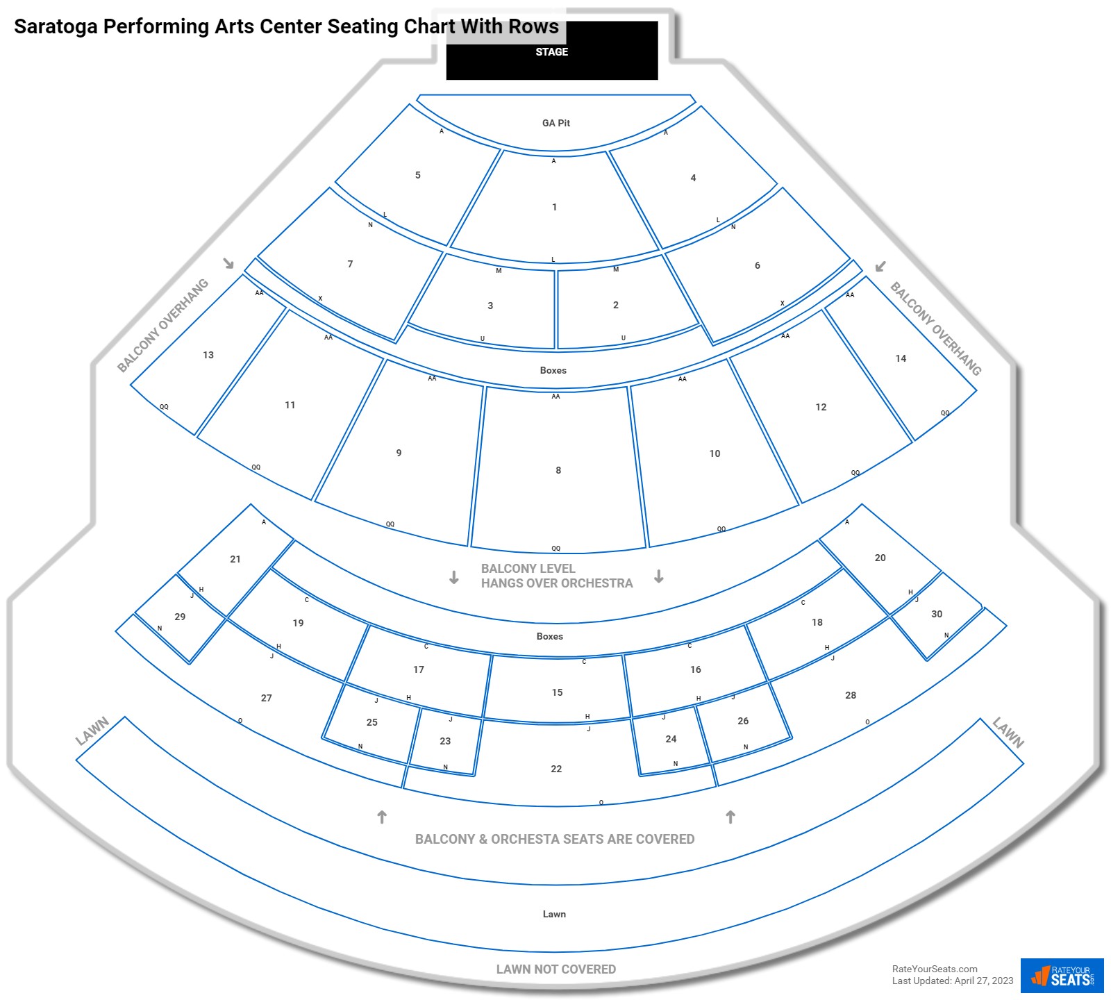 Springs Seating Chart