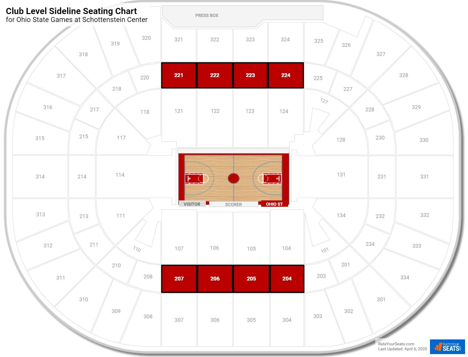 Value City Arena Seating Chart With Seat Numbers