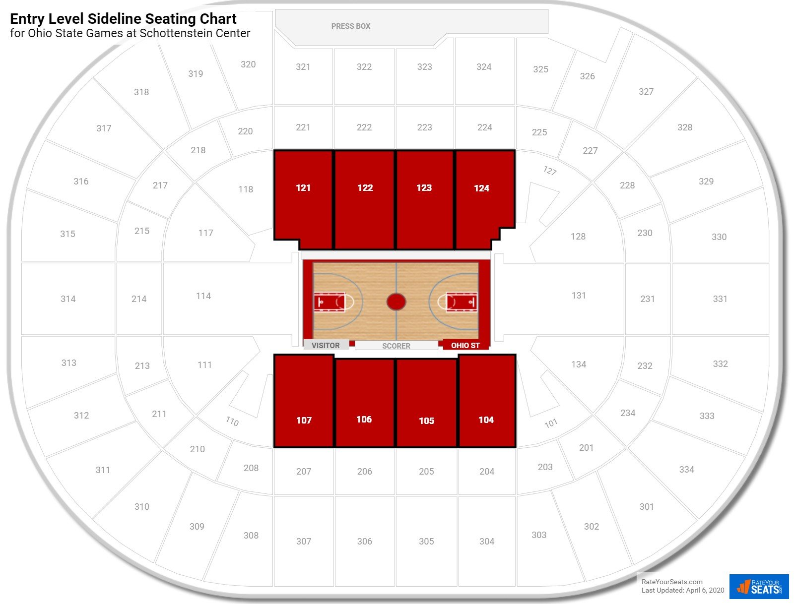 Schottenstein Center Seating Chart With Rows