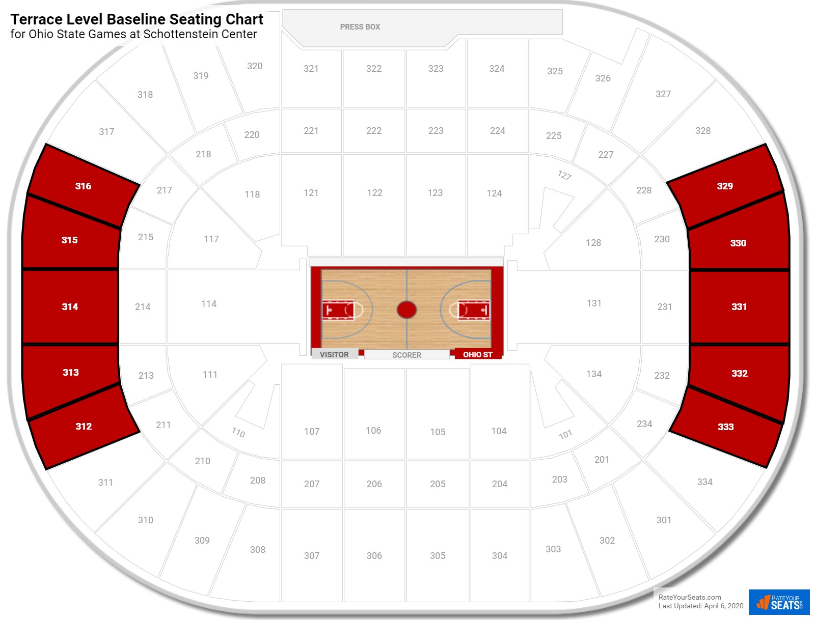 Schottenstein Seating Chart