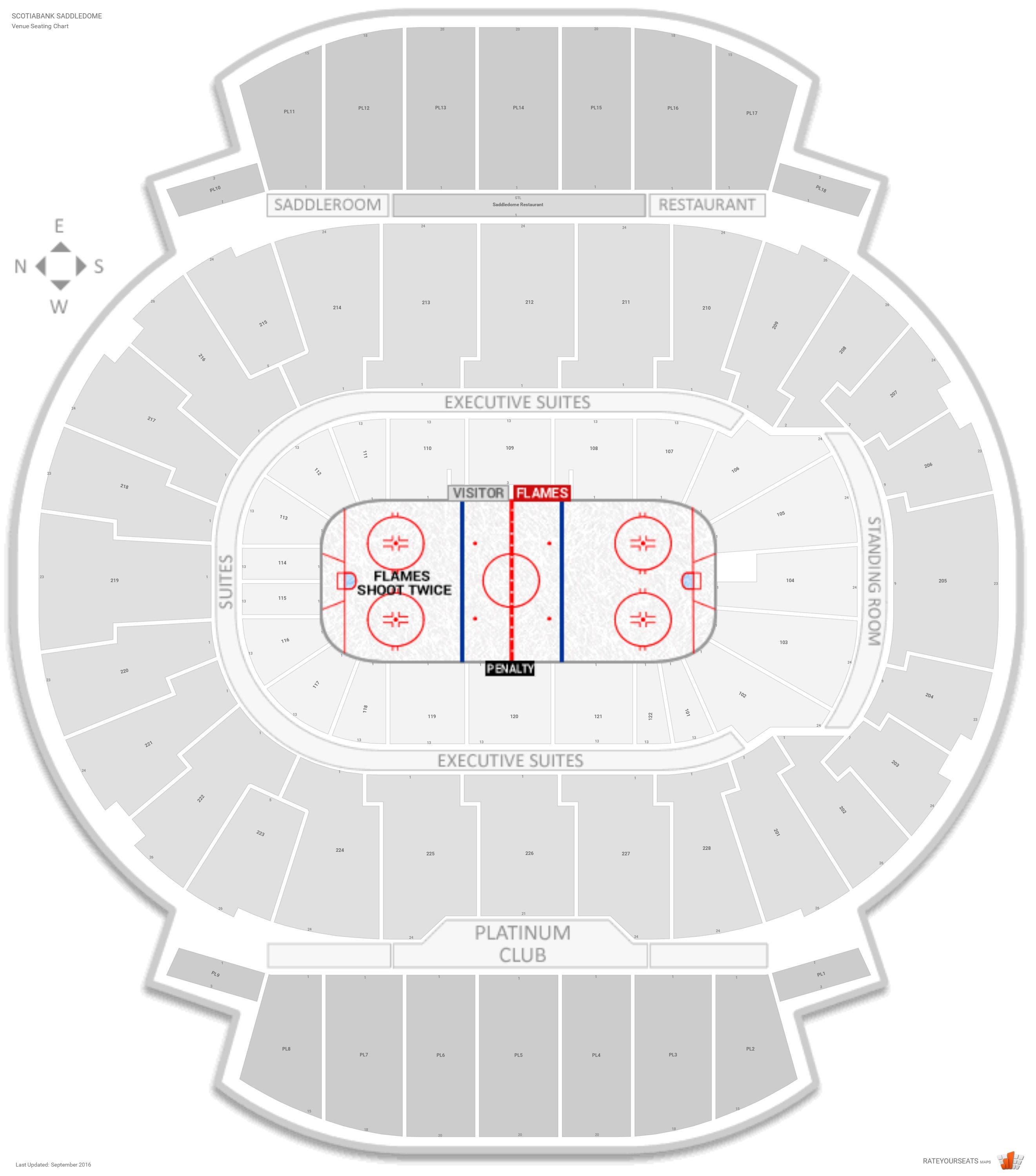 Calgary Saddledome Concert Seating Chart