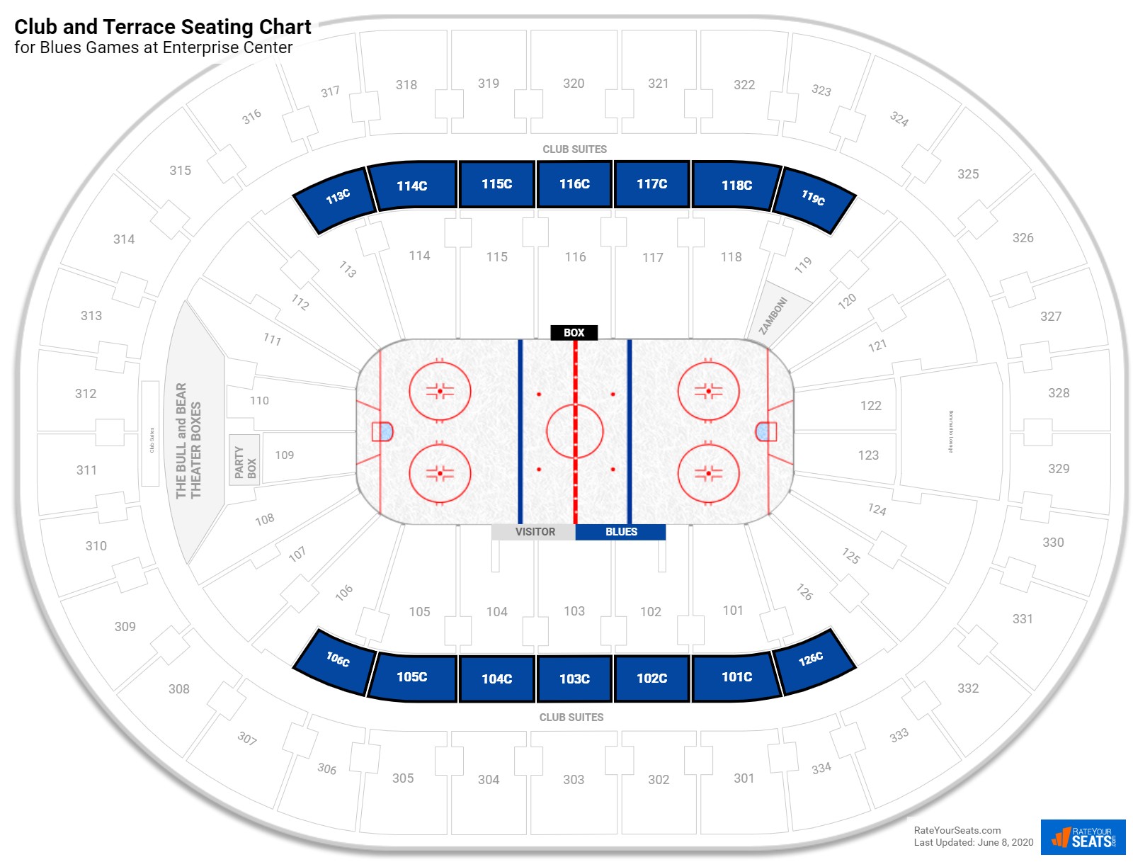 Enterprise Center St Louis Seating Chart