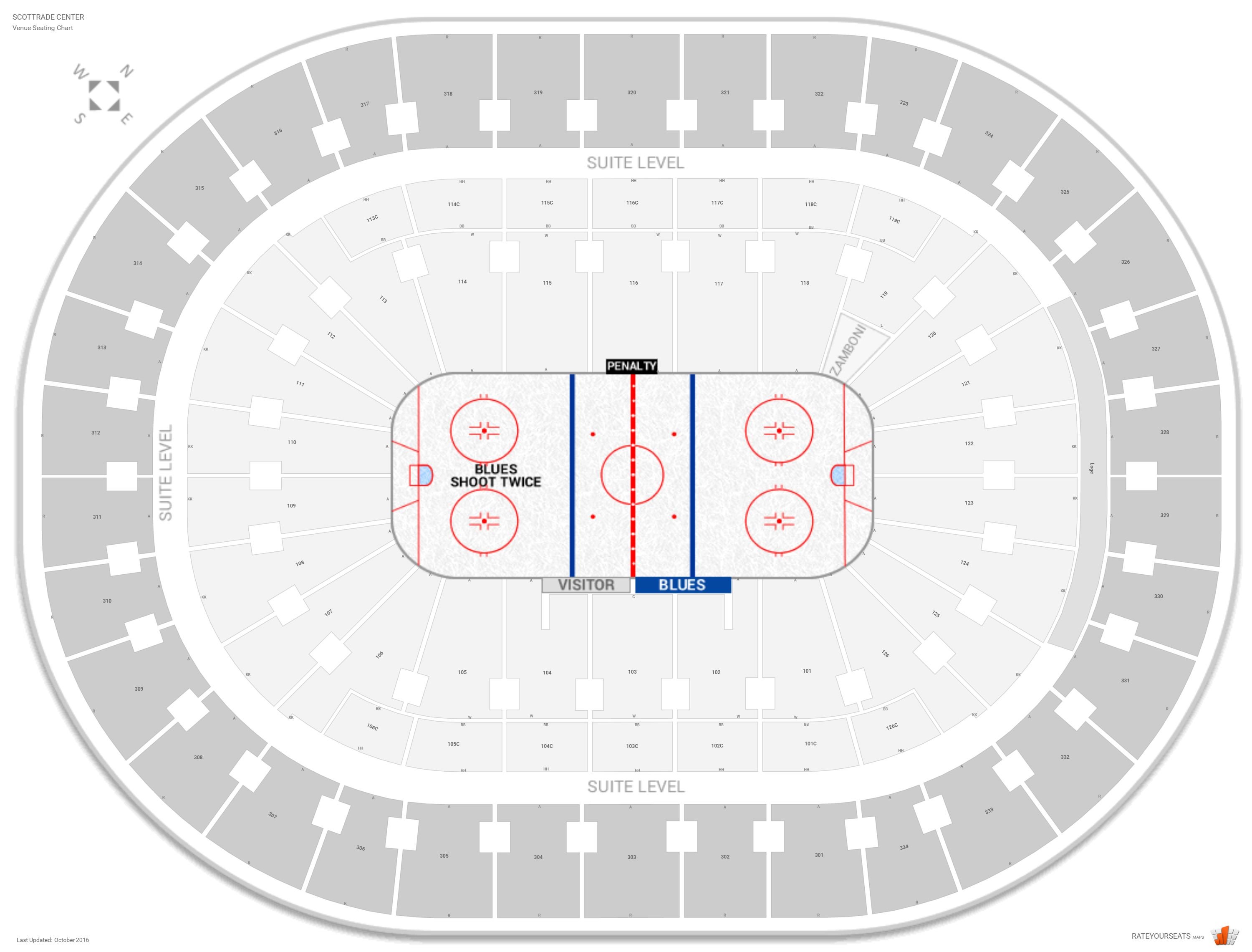 St. Louis Blues Seating Guide - Enterprise Center ...