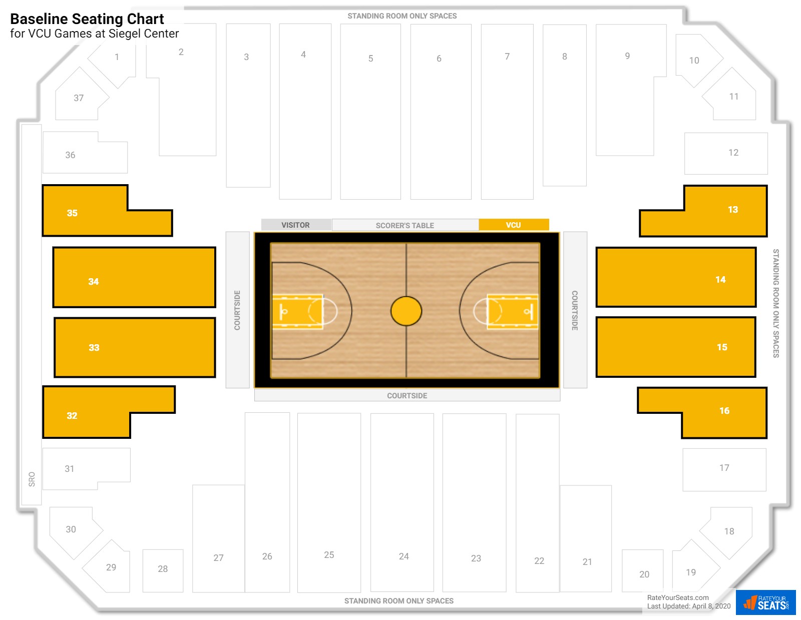 Vcu Rams Seating Chart