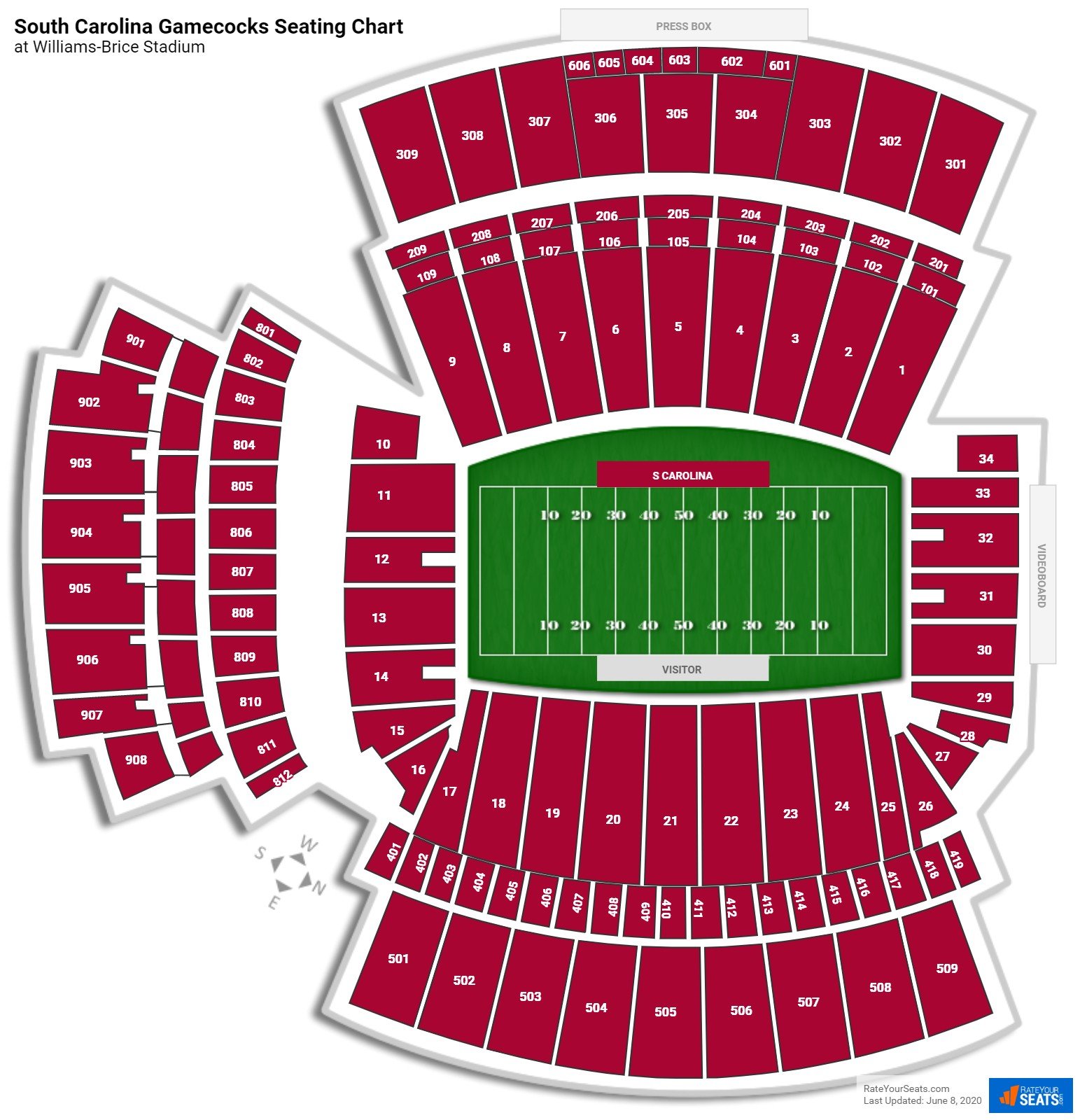 Usc Football Tickets Seating Chart