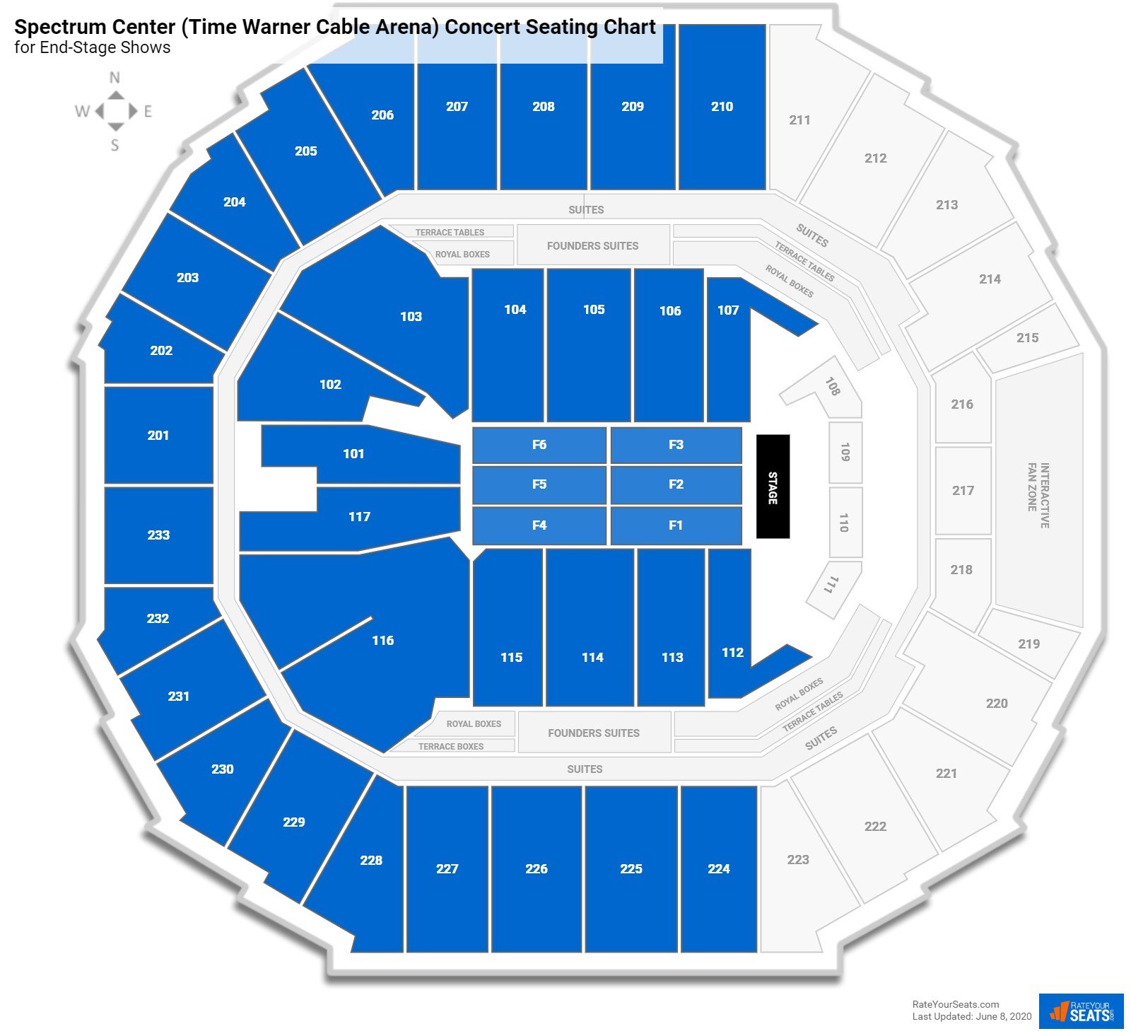 Spectrum Center Seating Charts Rateyourseats Com