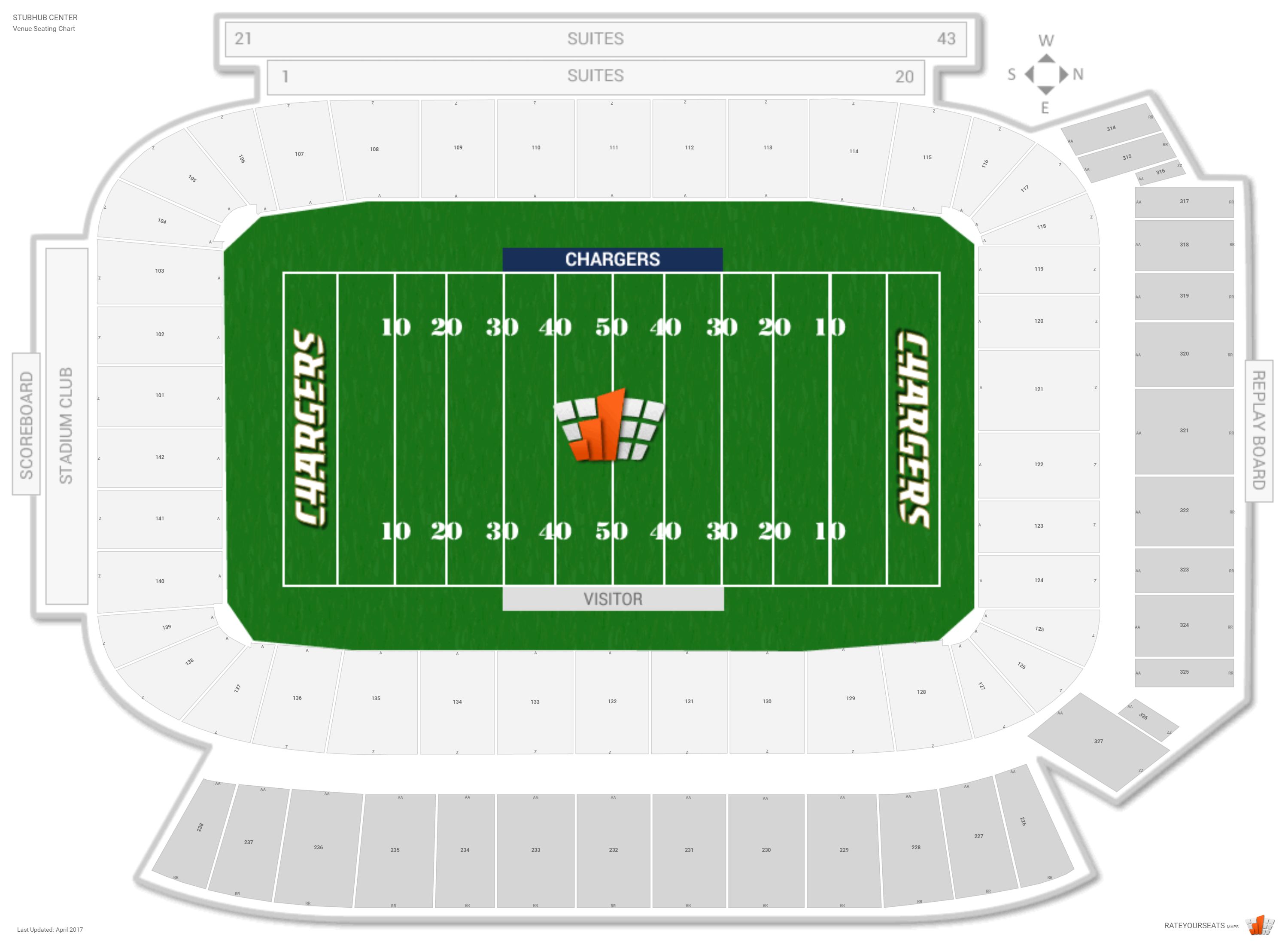 Stubhub Seating Chart Carson