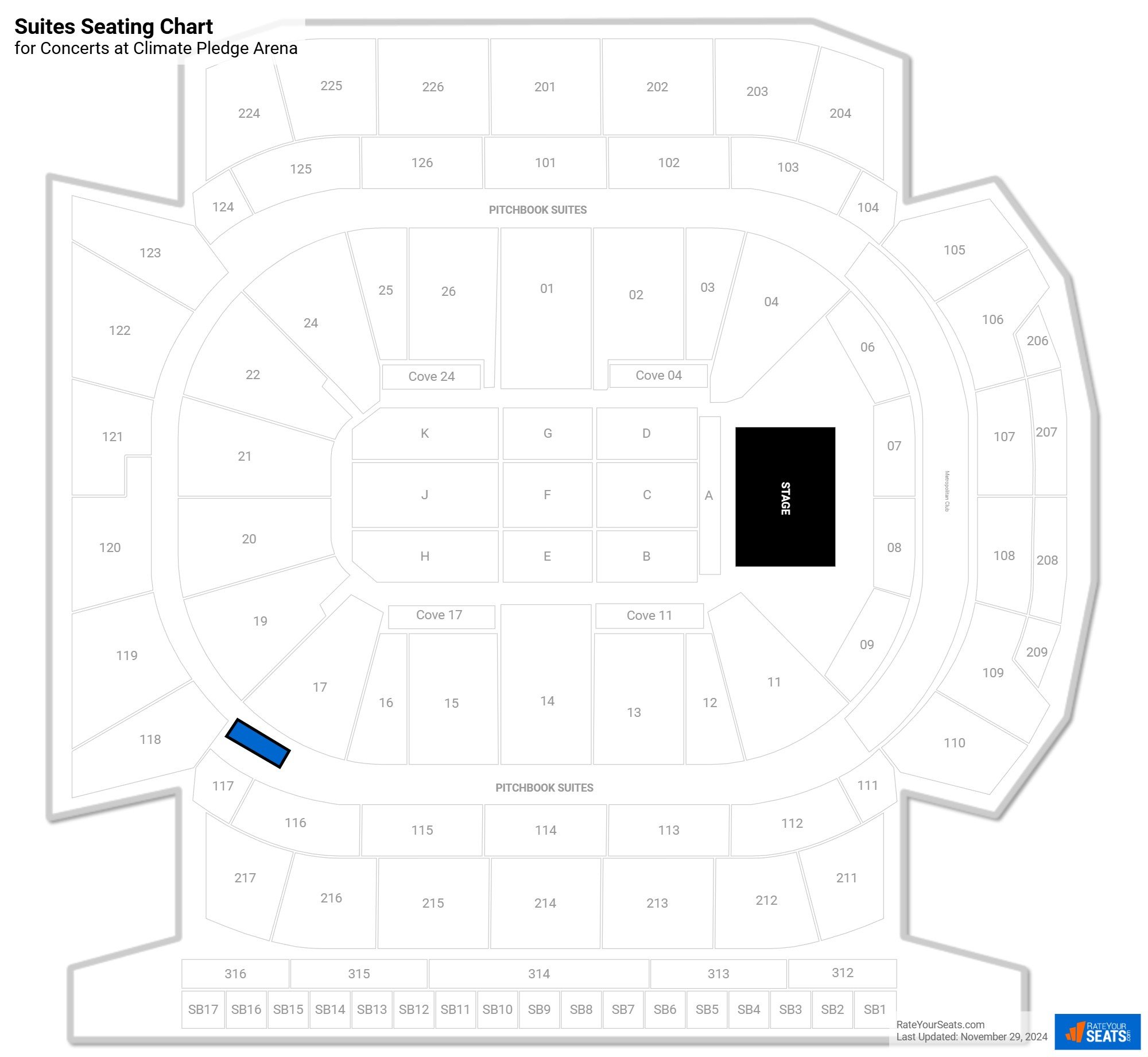 Climate Pledge Arena Suites