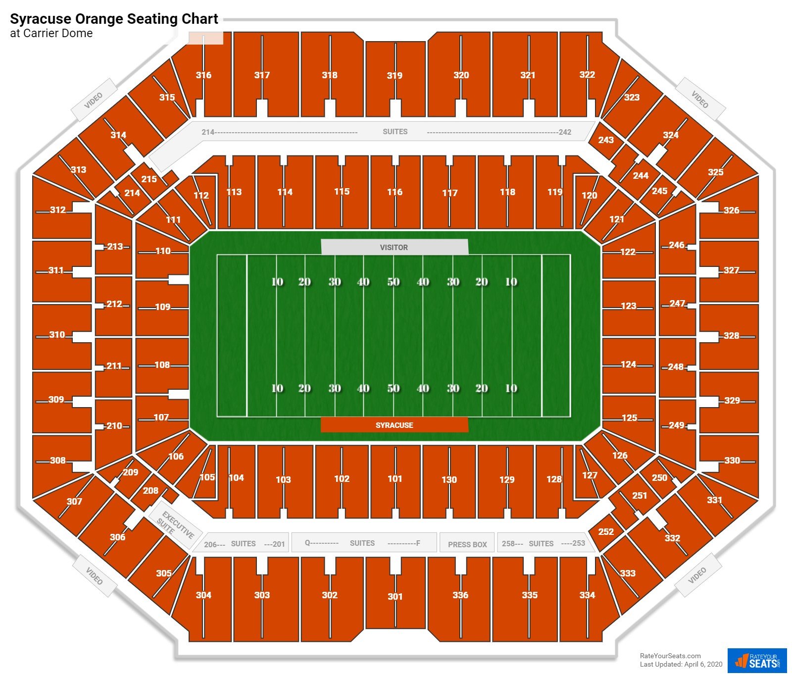 Georgia Dome Interactive Seating Chart