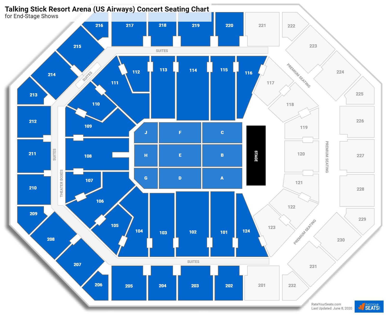 Footprint Center Concert Seating Chart