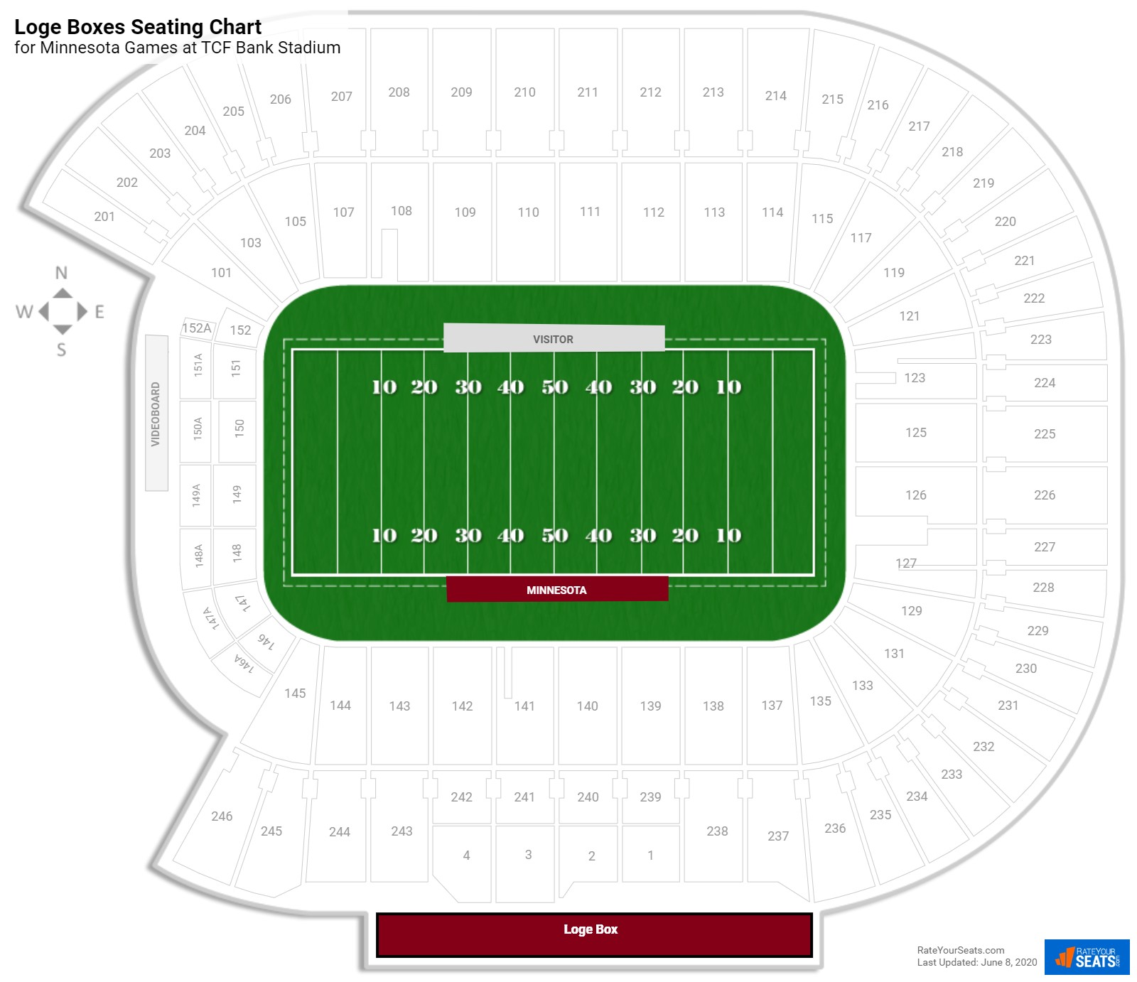 Tcf Bank Stadium Seating Chart Indoor Club