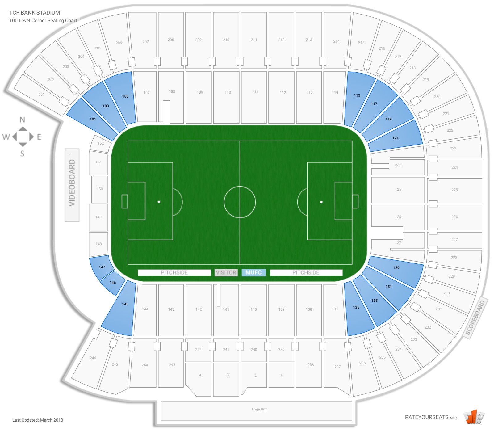 Tcf Bank Seating Chart